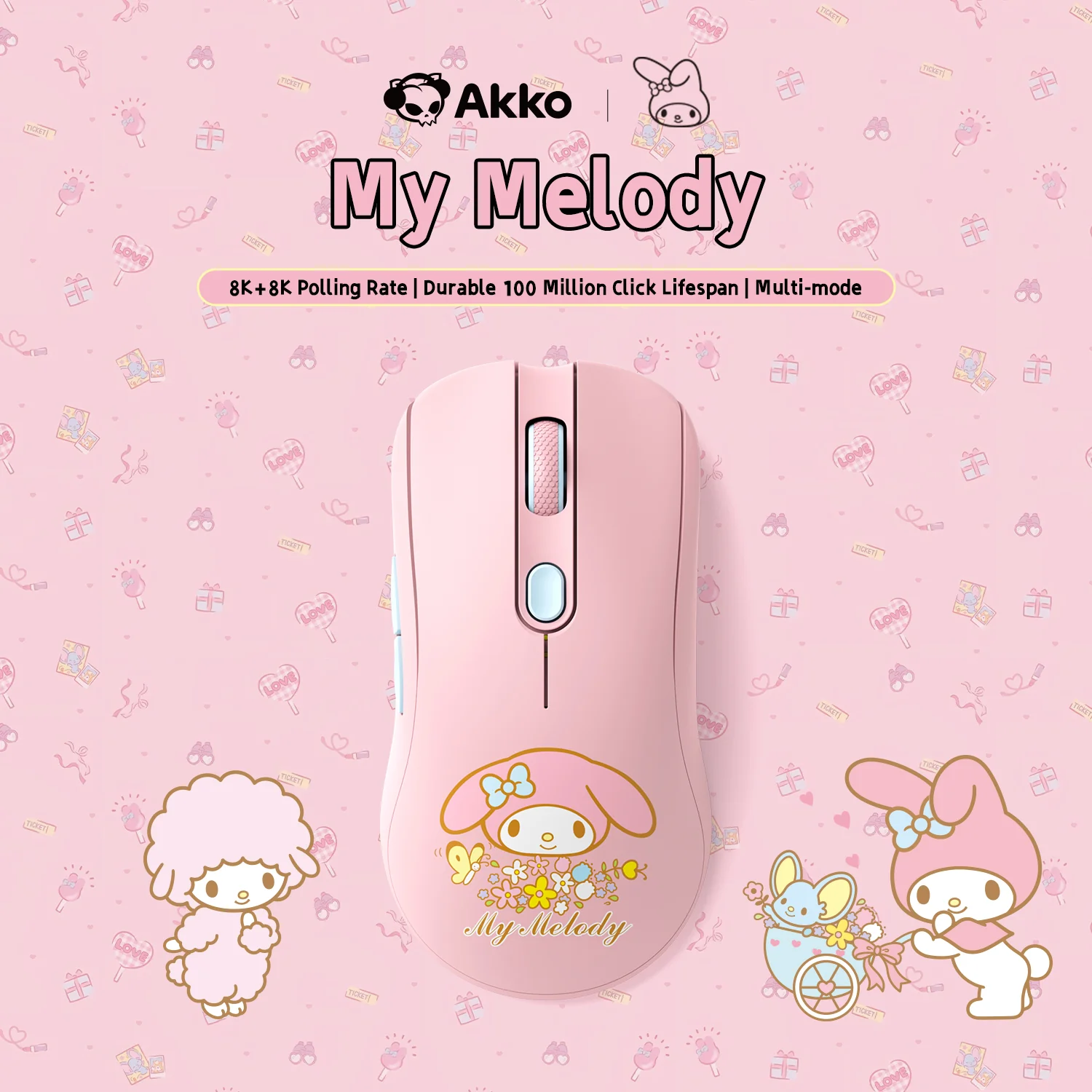 AG ONE 8K Gaming Mouse My Melody - Image 2