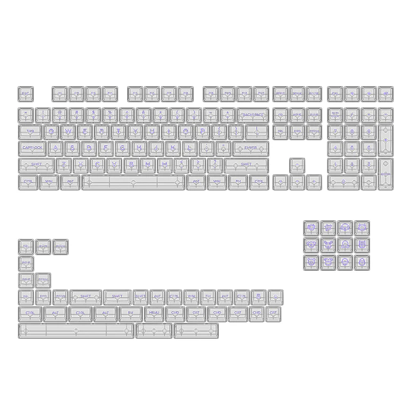 ASA Clear Tastenkappen Set (155 Tasten) - Image 11