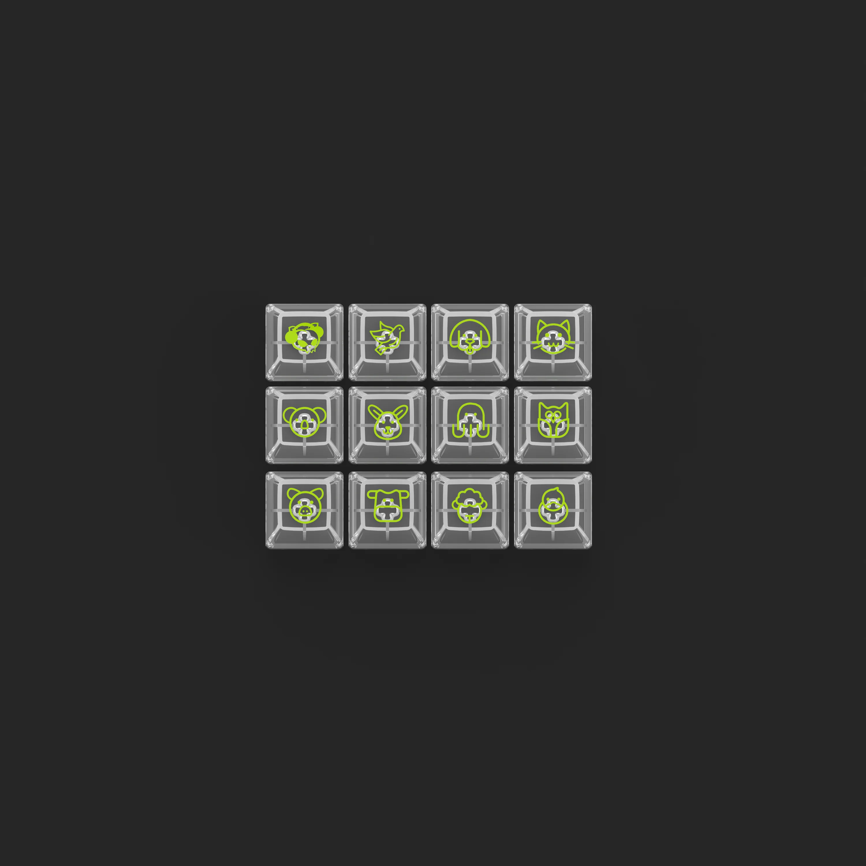 ASA Clear Tastenkappen Set (155 Tasten) - Image 16