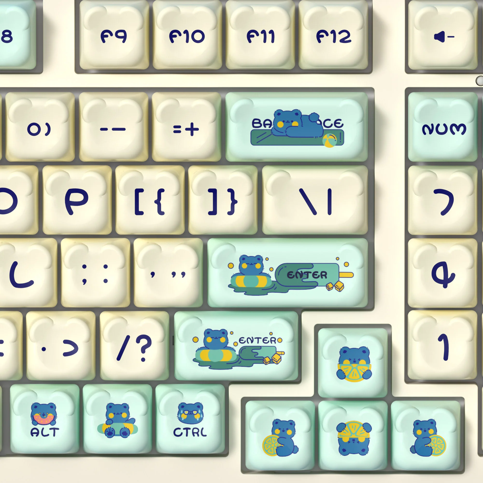 Bear Theme Tastenkappen Set (122 Tasten) - Image 11