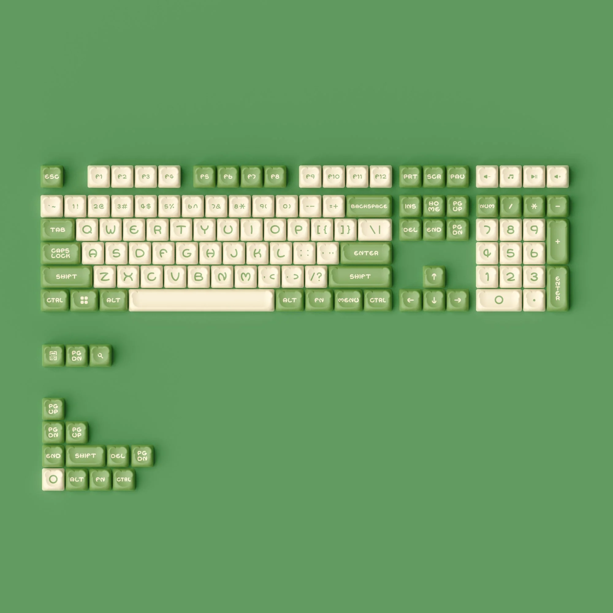 Bear Theme Tastenkappen Set (122 Tasten) - Image 16
