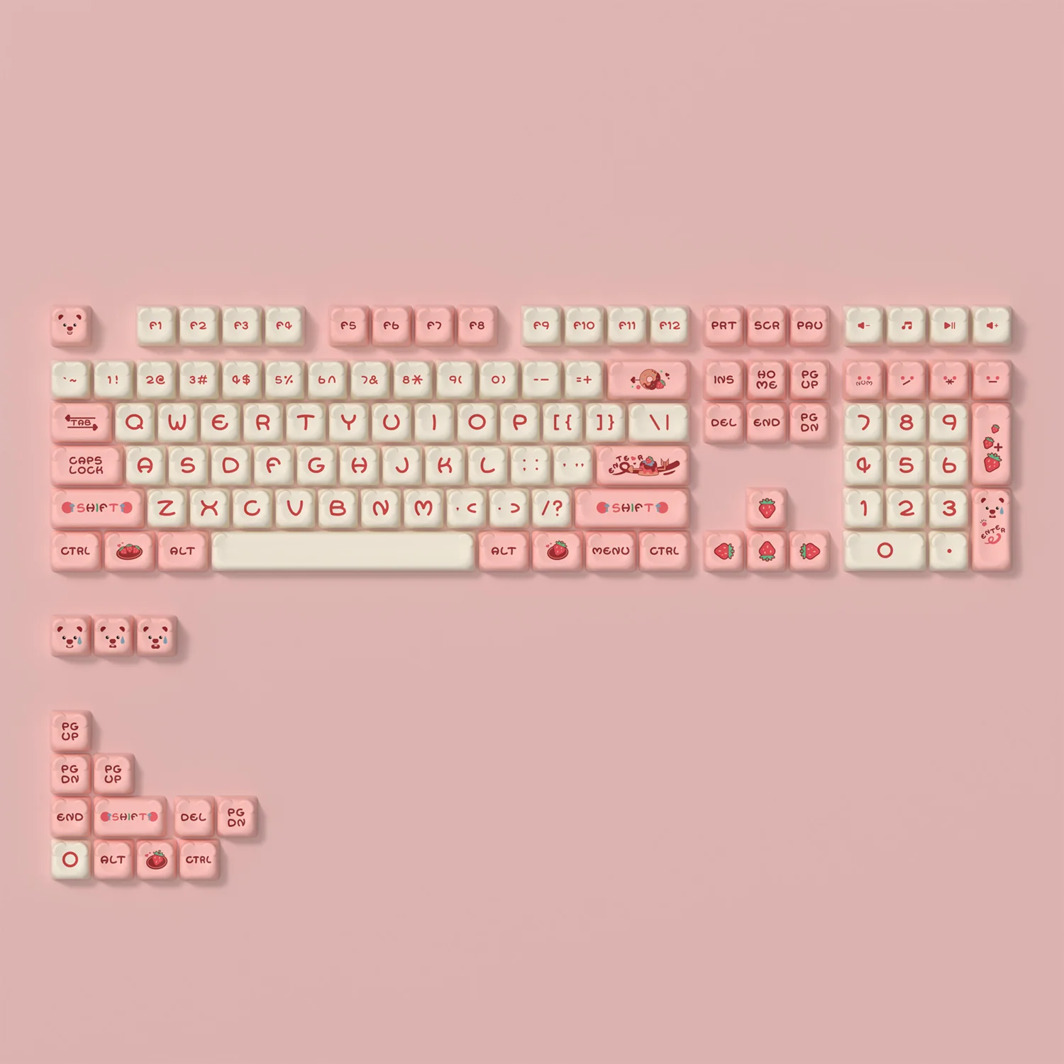 Bear Theme Tastenkappen Set (122 Tasten) - Image 8