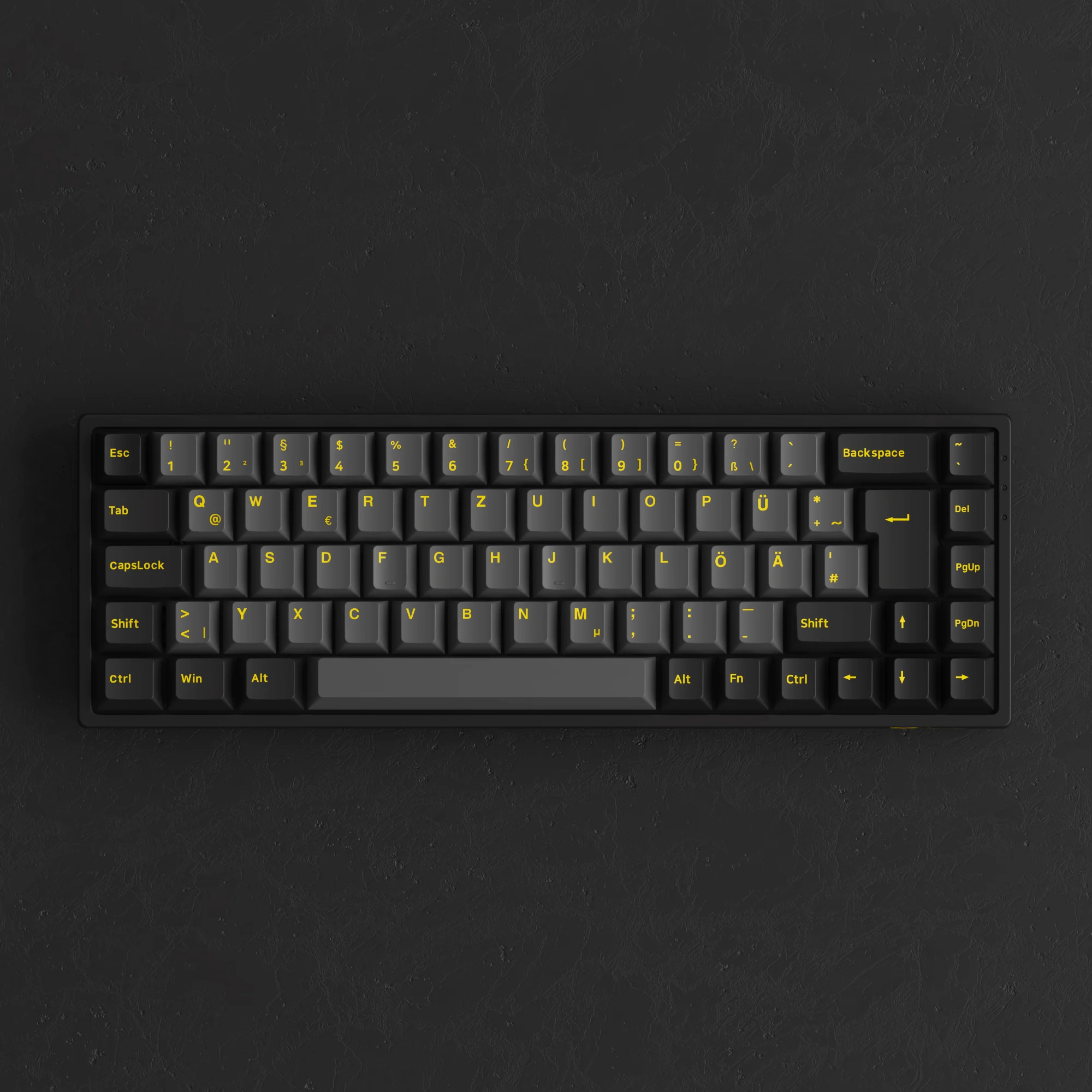 Black & Gold 3068B Plus ISO DE - Akko V3 Cream Yellow Pro - Image 4