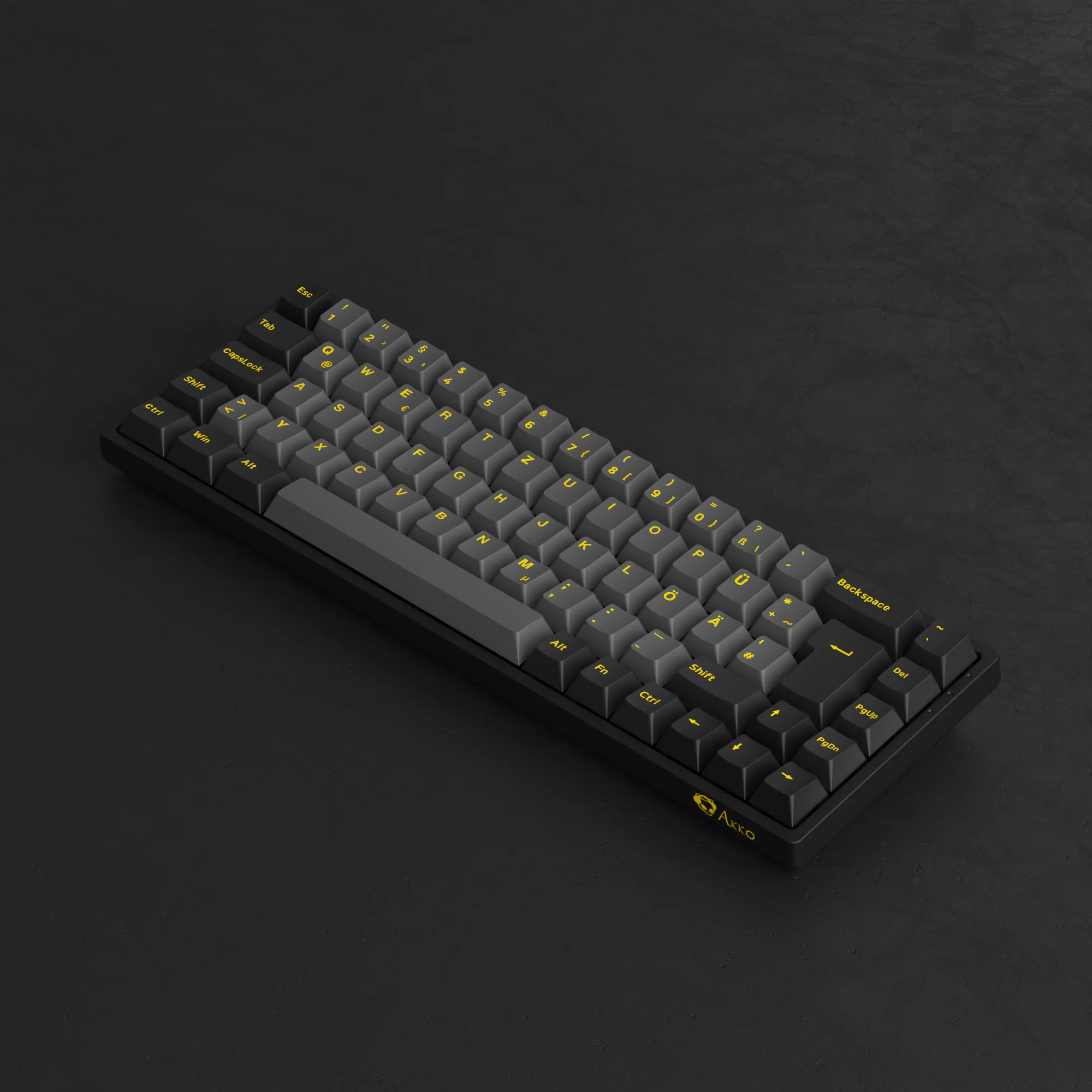 Black & Gold 3068B Plus ISO DE - Akko V3 Cream Yellow Pro - Image 7