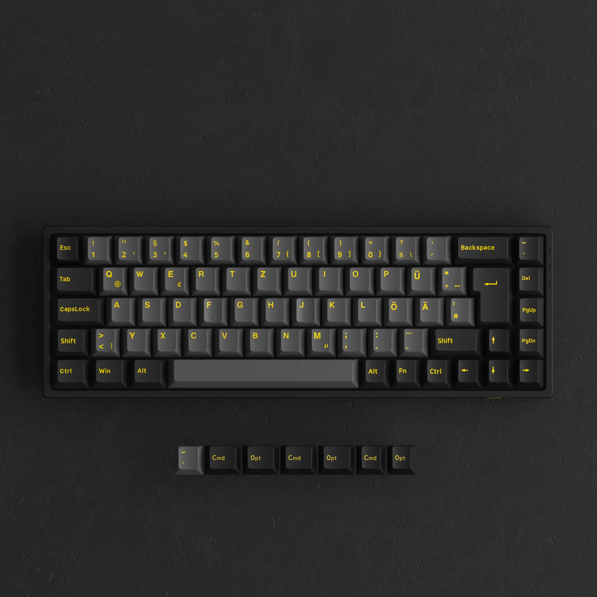 Black & Gold 3068B Plus ISO DE - Akko V3 Cream Blue Pro - Image 9