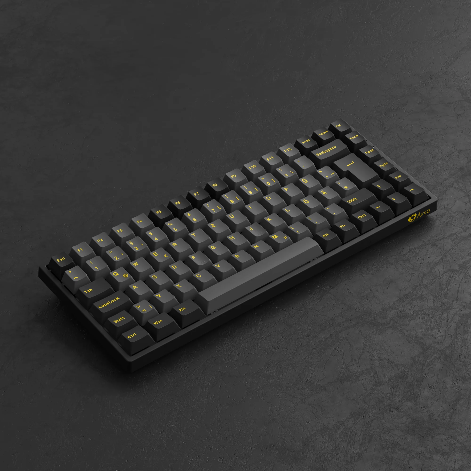 Black & Gold 3084B Plus ISO-DE - Akko V3 Cream Blue Pro - Image 4