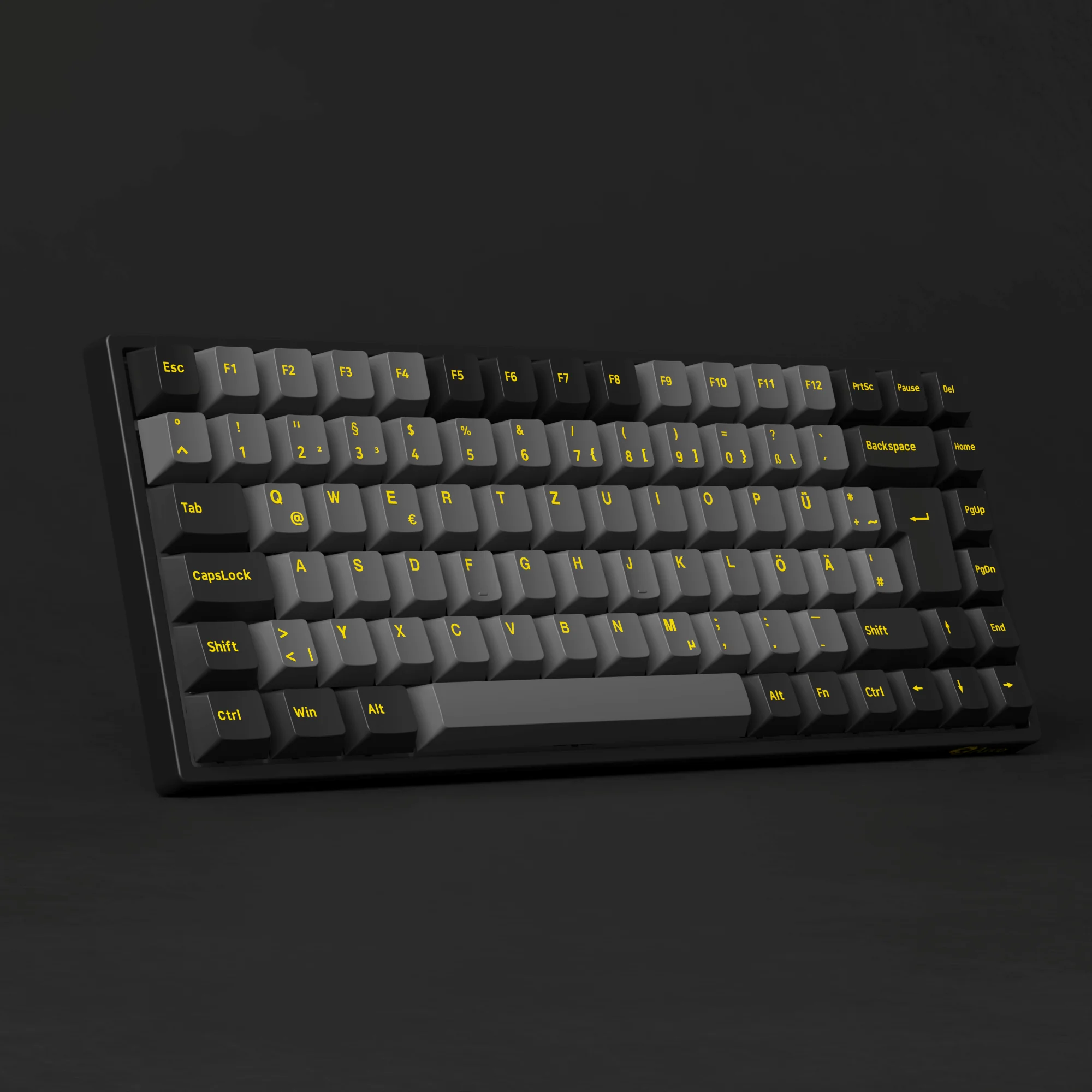 Black & Gold 3084B Plus ISO-DE - Akko V3 Cream Yellow Pro - Image 5