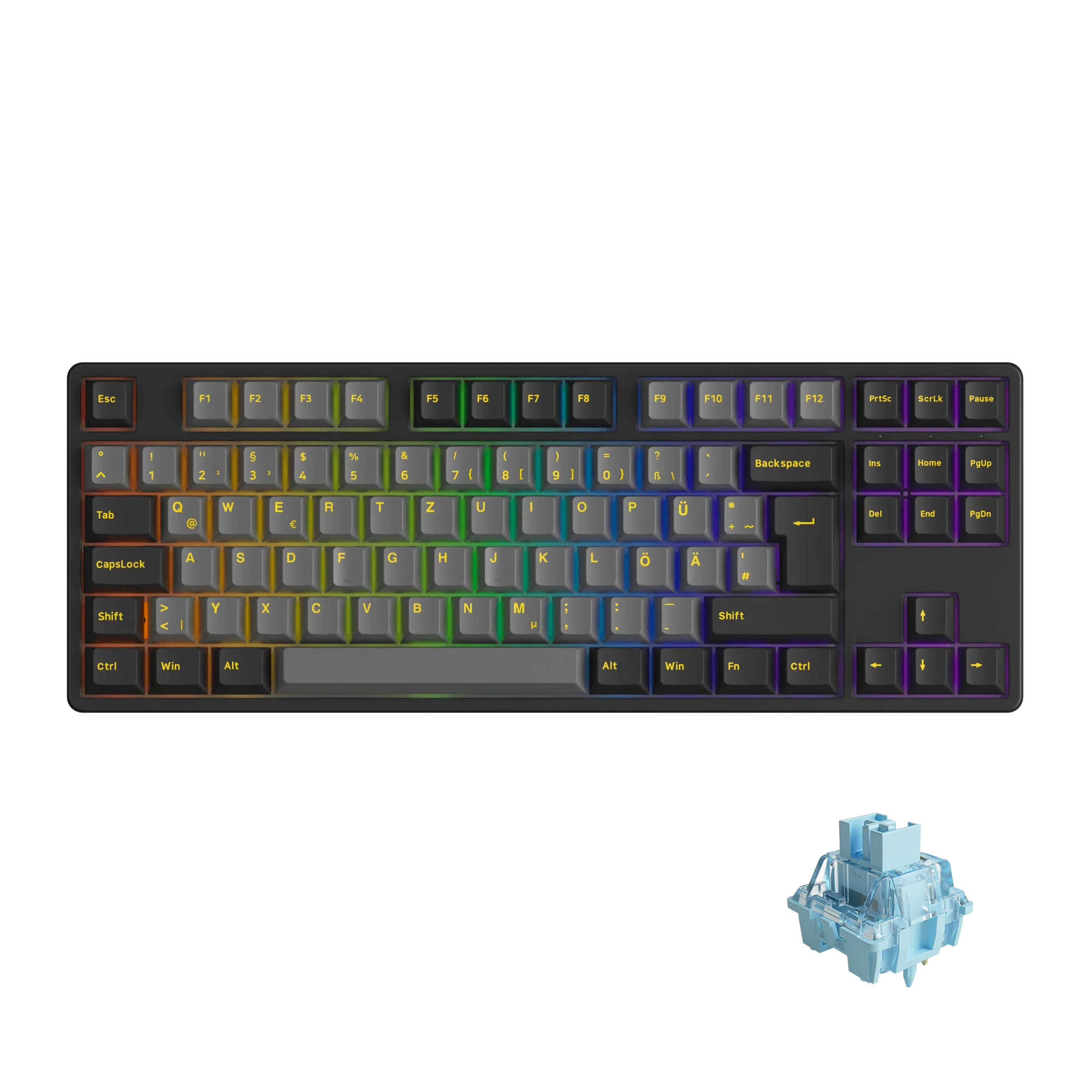 Black & Gold 5087S ISO DE - Akko V3 Cream Blue Pro