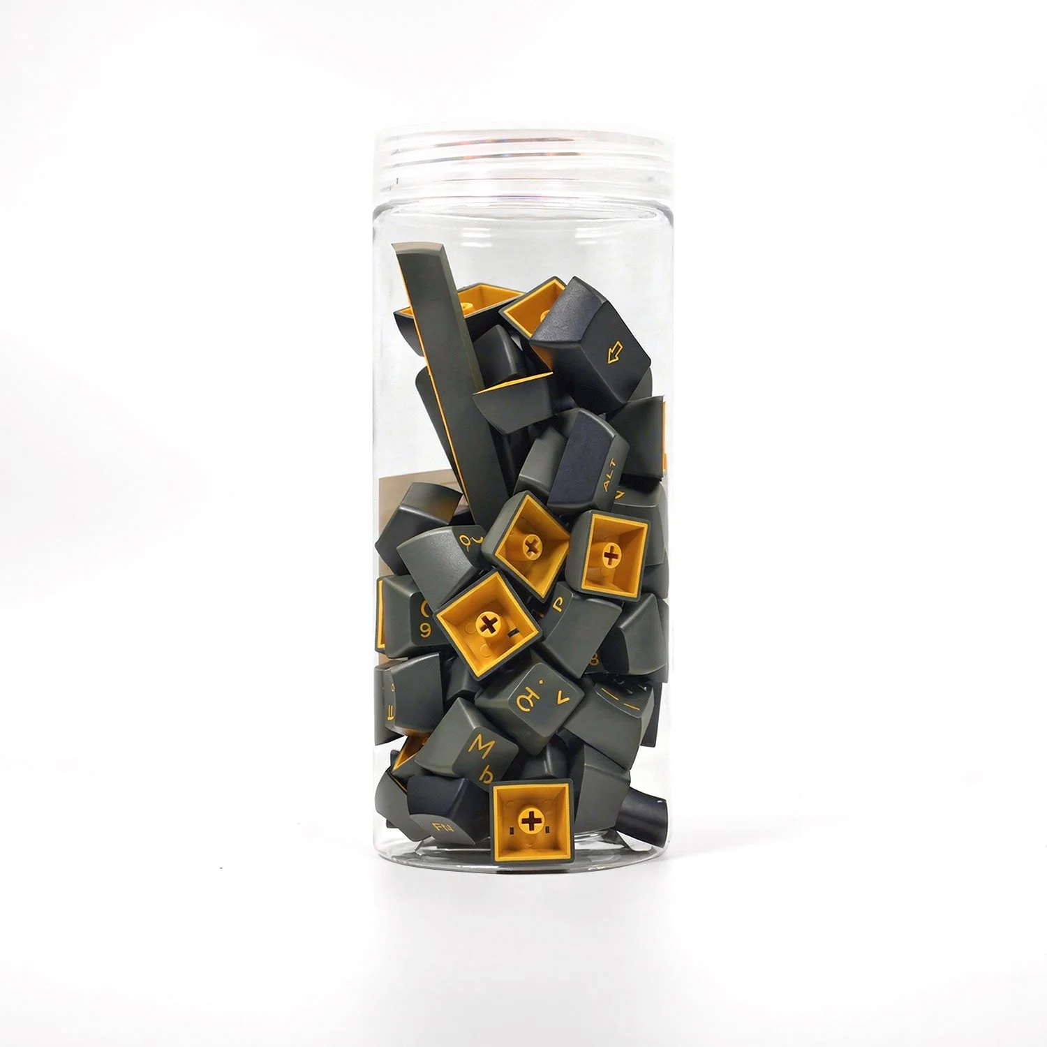 Black & Gold Cyrillic Tastenkappen Set (68-Tasten) - Image 5