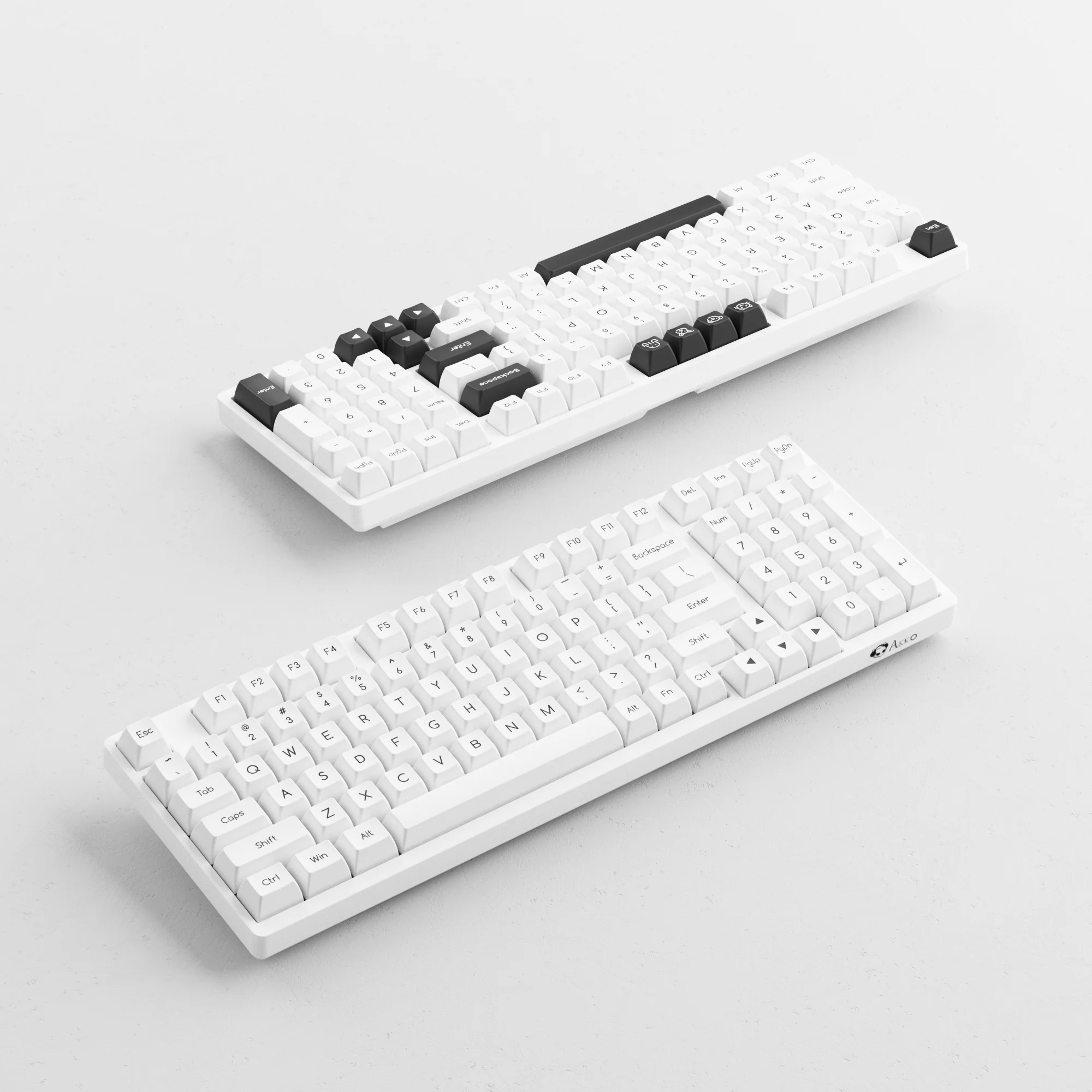 Black on White ABS SAL Tastenkappen Set (195 Tasten) - Image 8