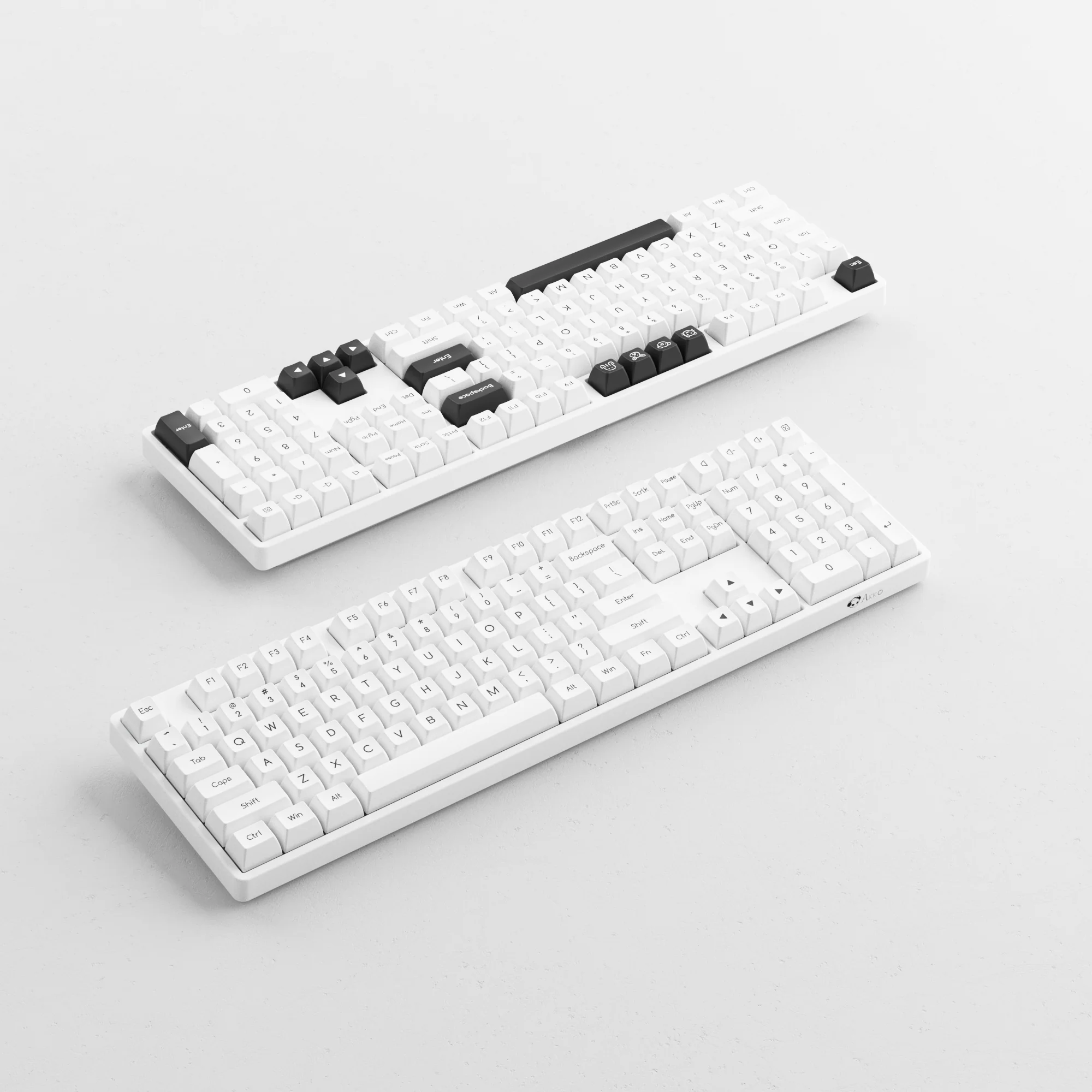 Black on White ABS SAL Tastenkappen Set (195 Tasten) - Image 9