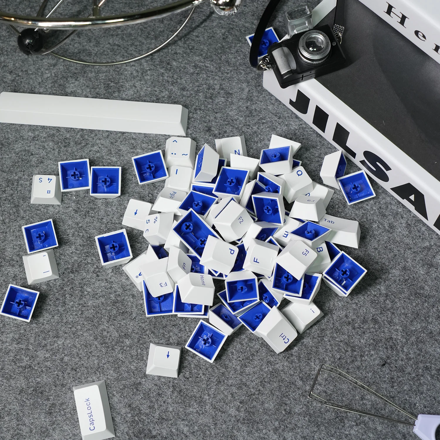 Blue on White ISO Nordic Tastenkappen Set (91-Tasten) - Image 6