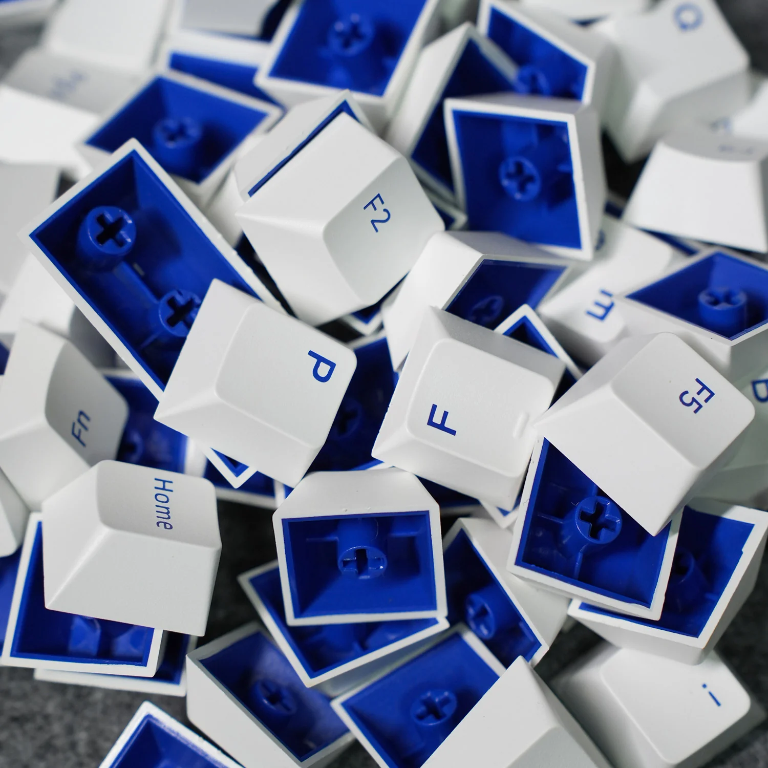 Blue on White ISO Nordic Tastenkappen Set (91-Tasten) - Image 7