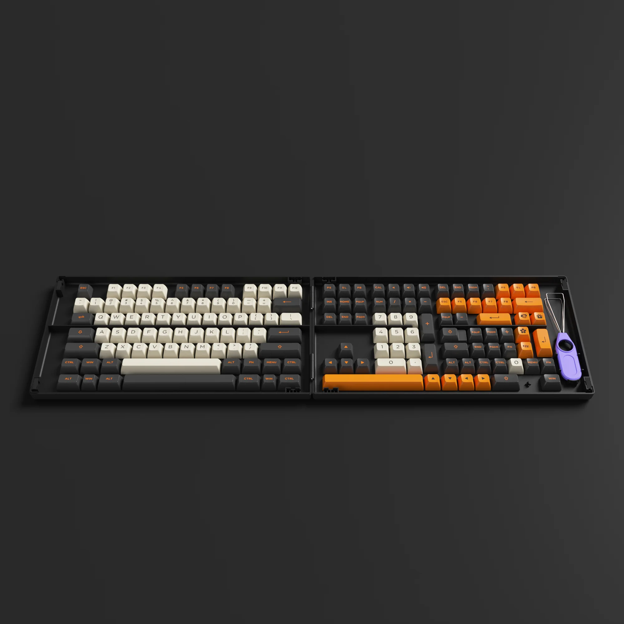 Carbon Retro Tastenkappen Set - Image 10