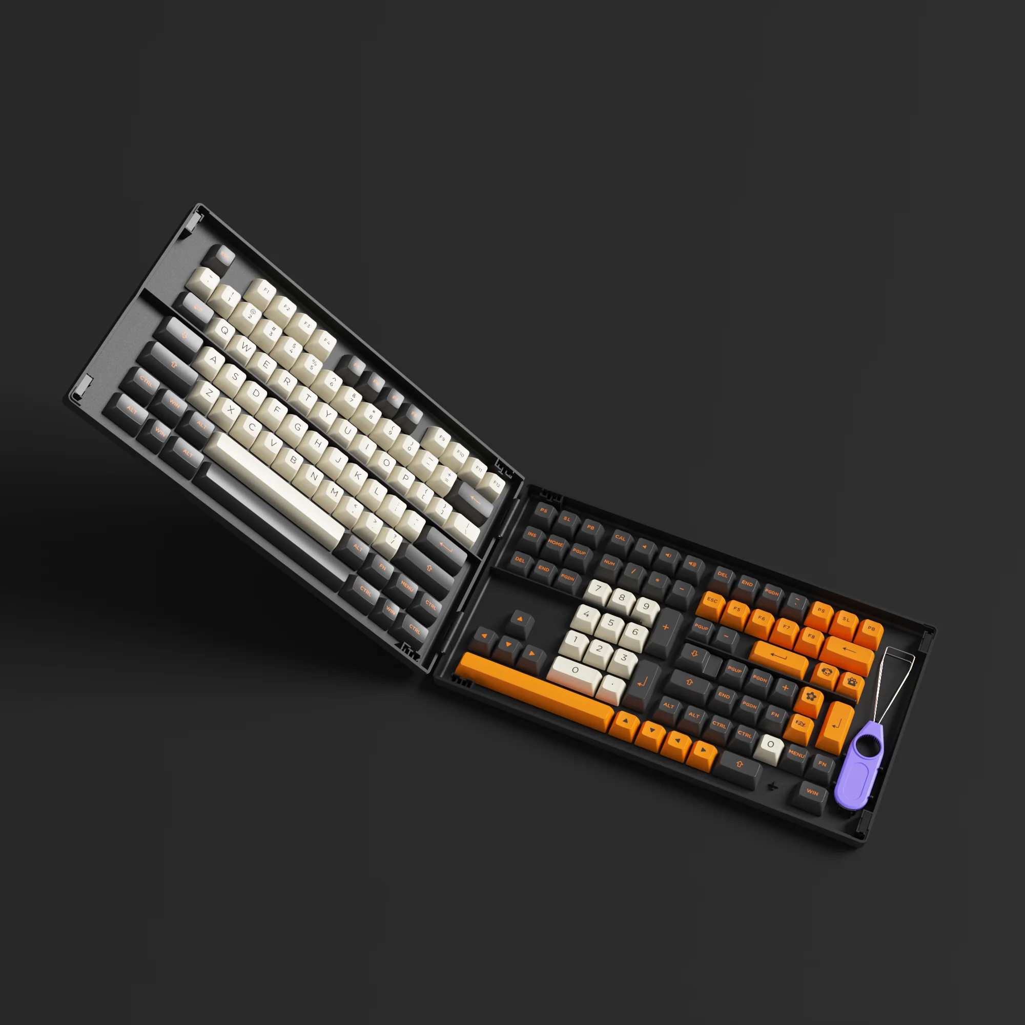 Carbon Retro Tastenkappen Set - Image 11