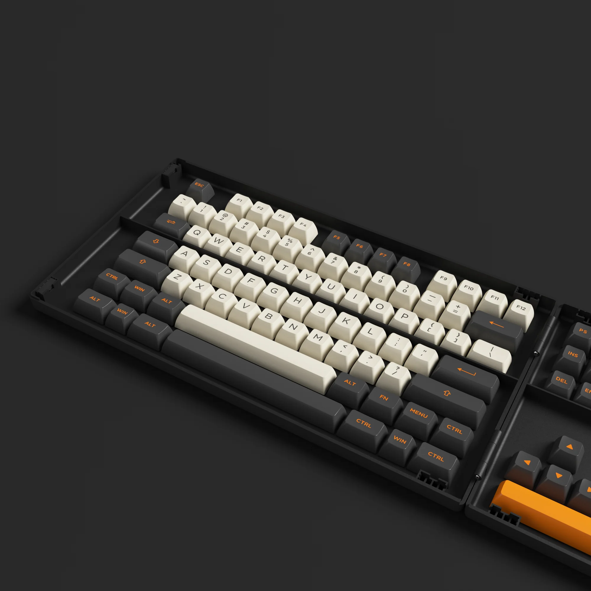 Carbon Retro Tastenkappen Set - Image 14
