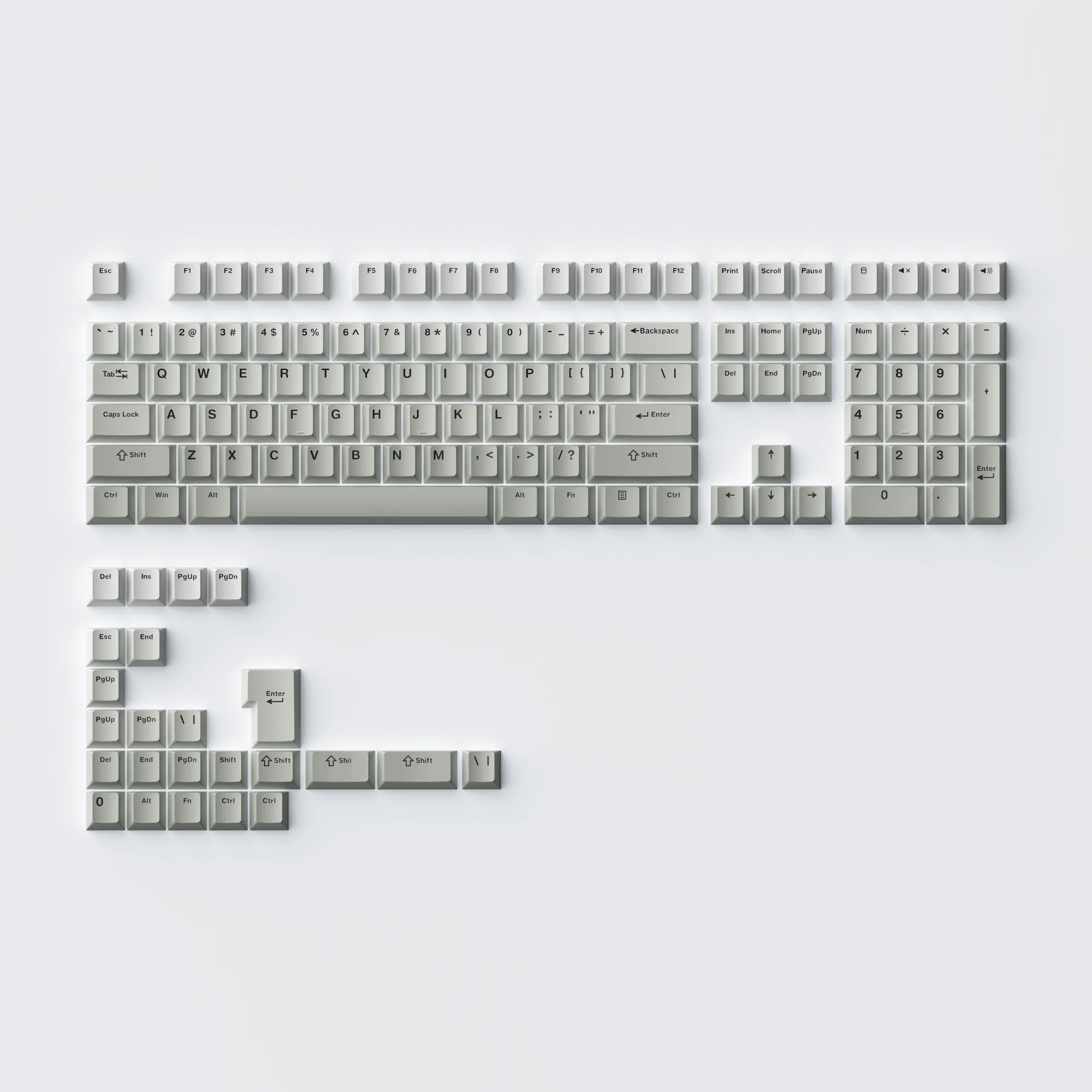 Cool Gray Tastenkappen Set (132 Tasten) - Image 4
