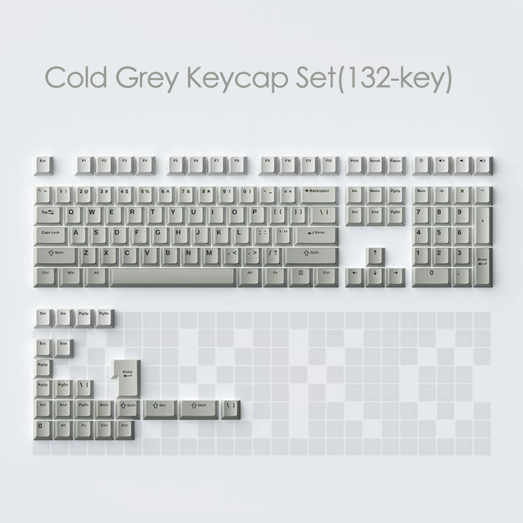 Cool Gray Tastenkappen Set (132 Tasten) - Image 5