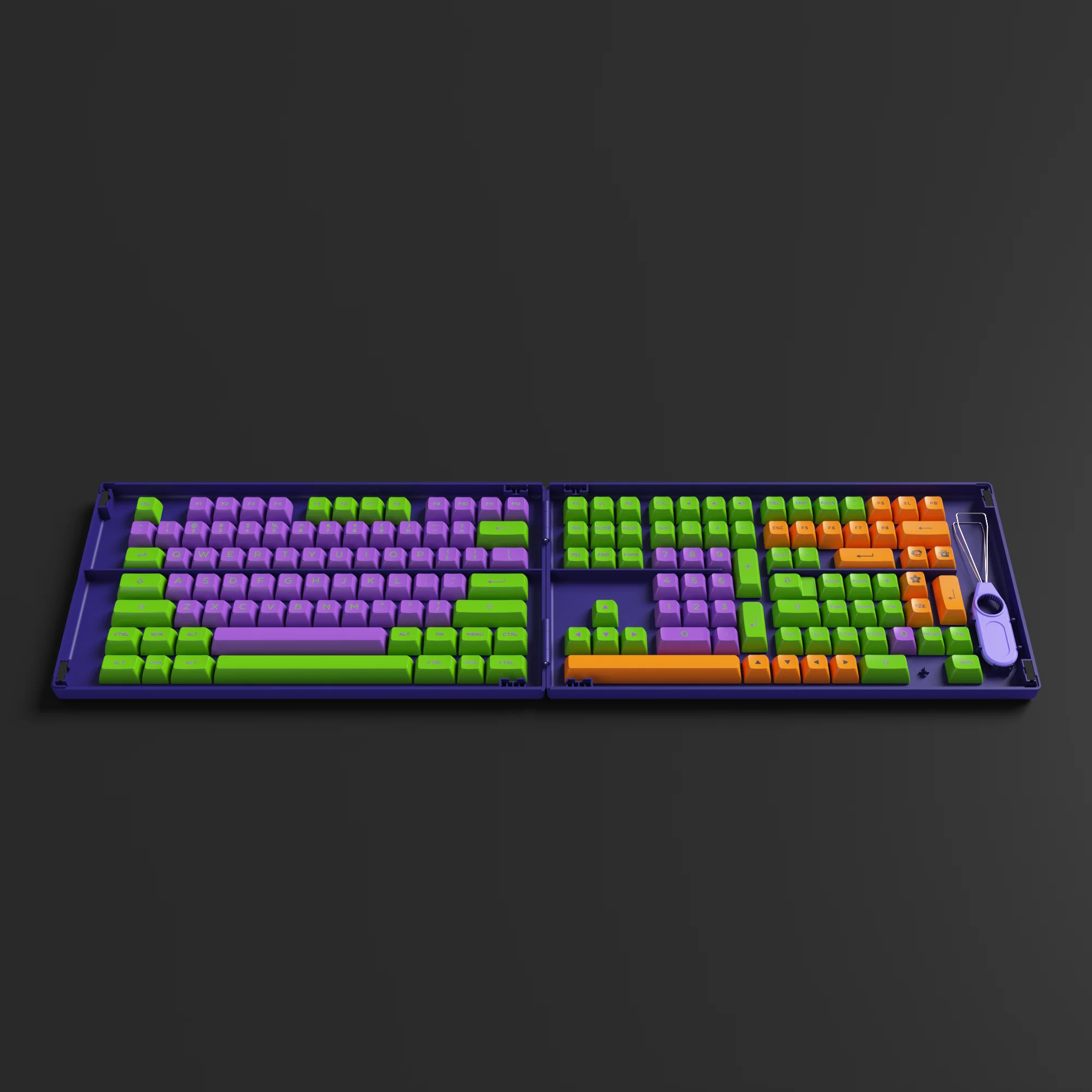 EVA-01 Themed Tastenkappen Set (158 Tasten) - Image 5