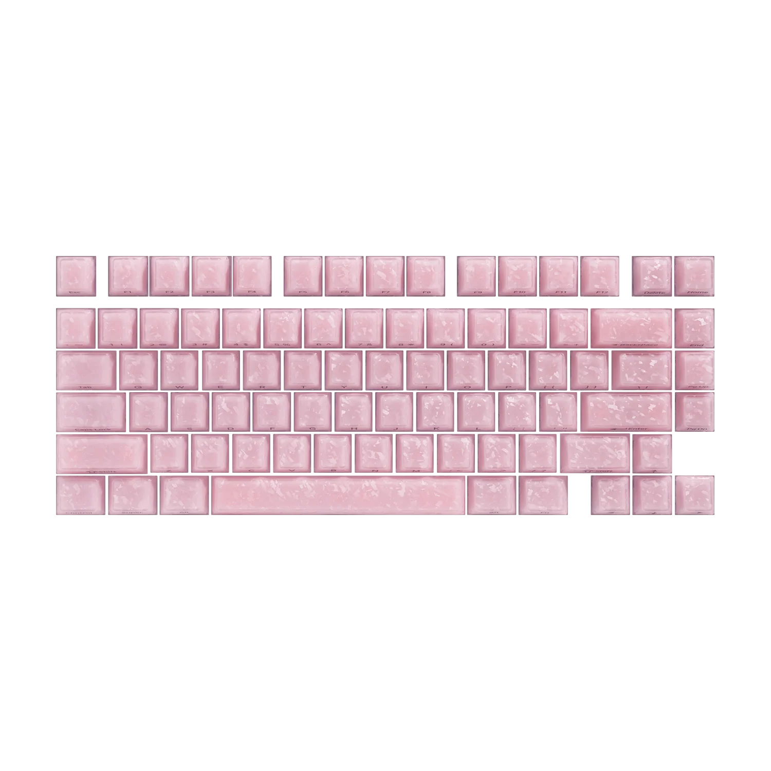 Glassy Carbon Fiber Tastenkappen Set (126-Tasten) - Image 9