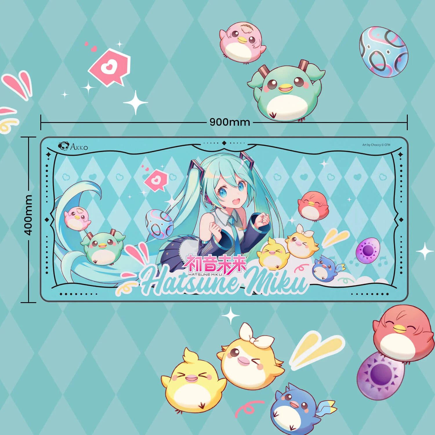 Hatsune Miku Mouse Pad - Image 2