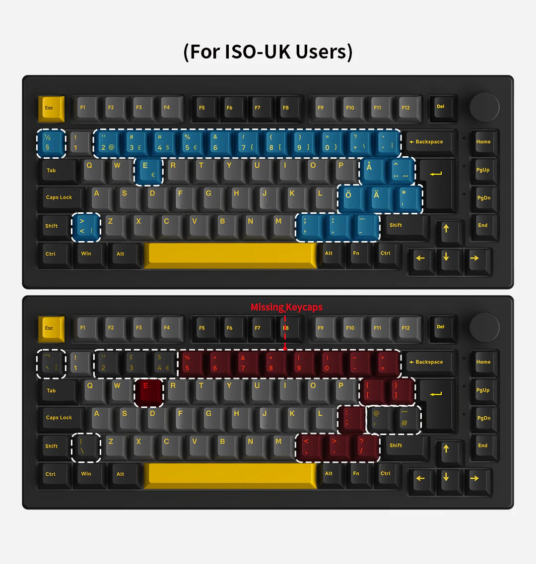 ISO-DE Extra Tastenkappen Set (21 Tasten) - Image 8