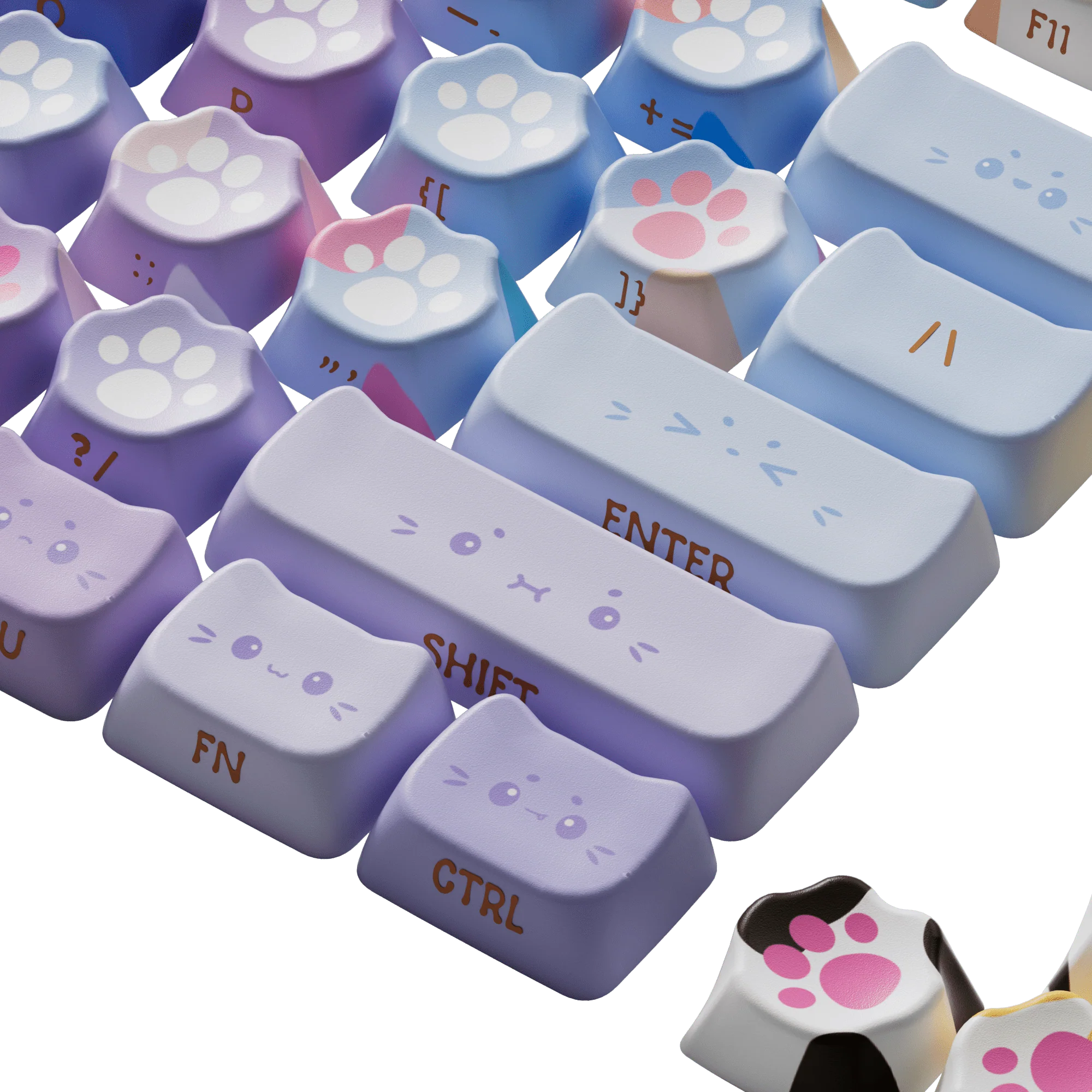 Kitty Paws Tastenkappen Set (142-Tasten) - Image 6