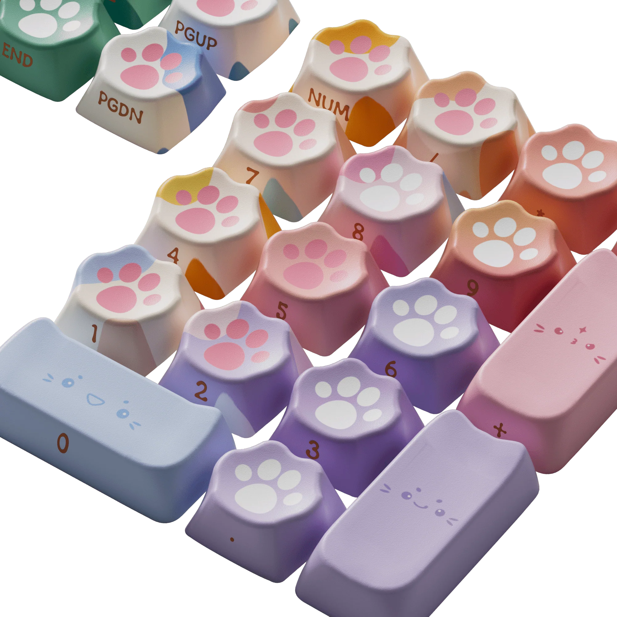Kitty Paws Tastenkappen Set (142-Tasten) - Image 7