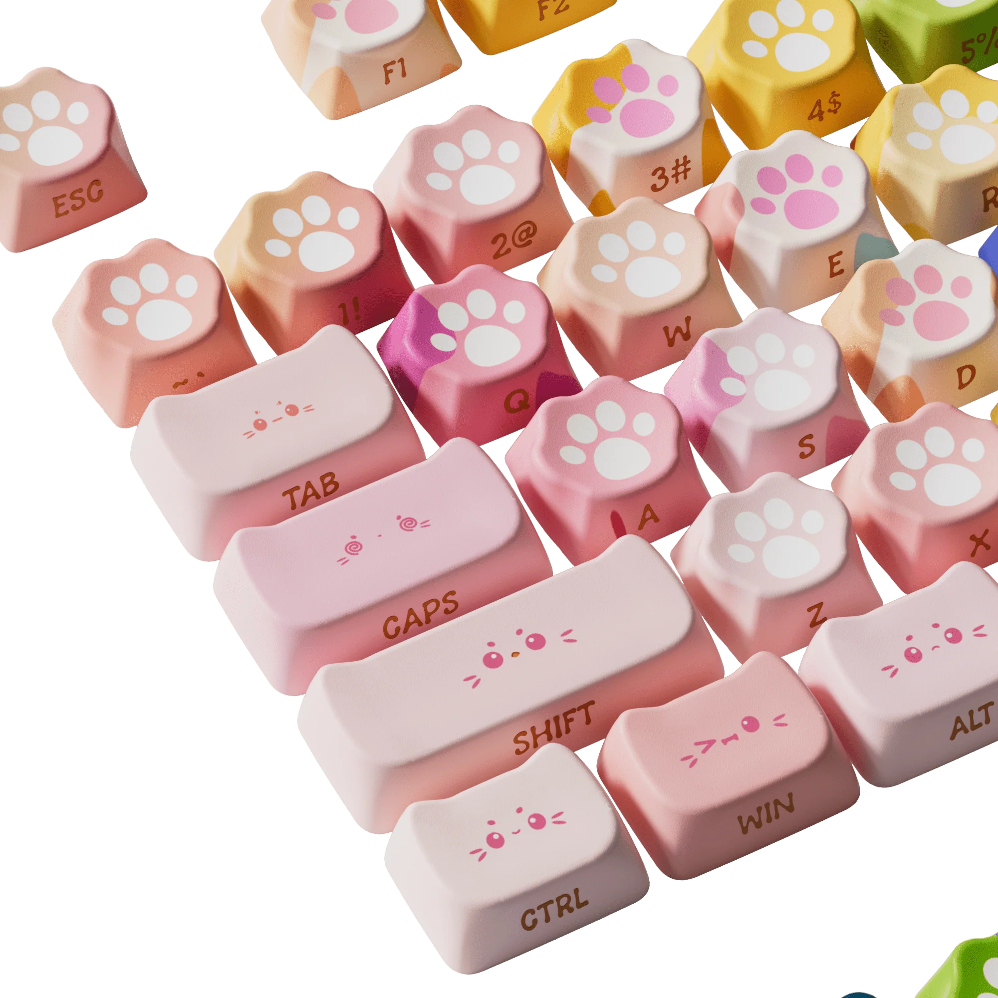 Kitty Paws Tastenkappen Set (142-Tasten) - Image 8