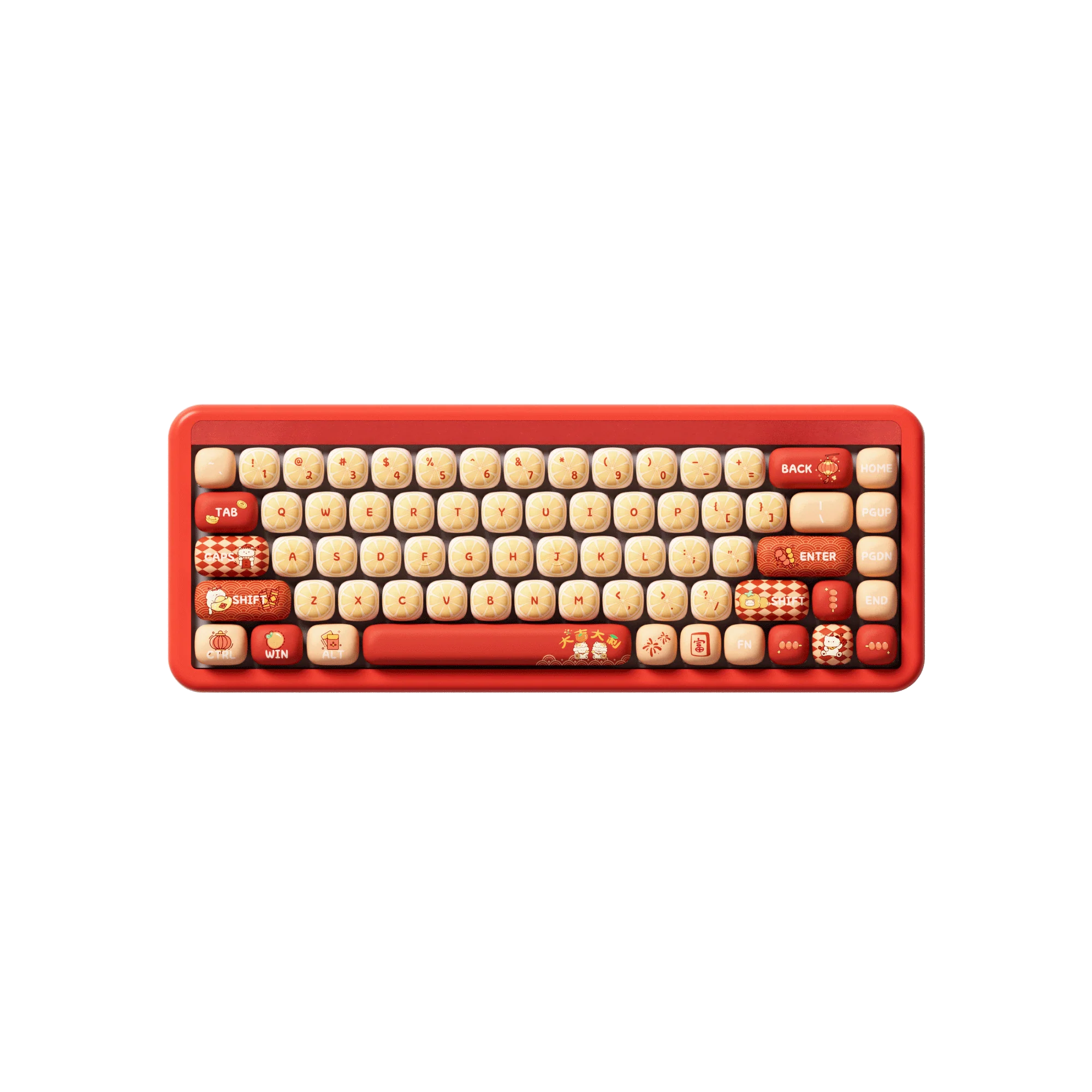 Lucky Tangerine Tastenkappen Set (137-Tasten) - Image 4