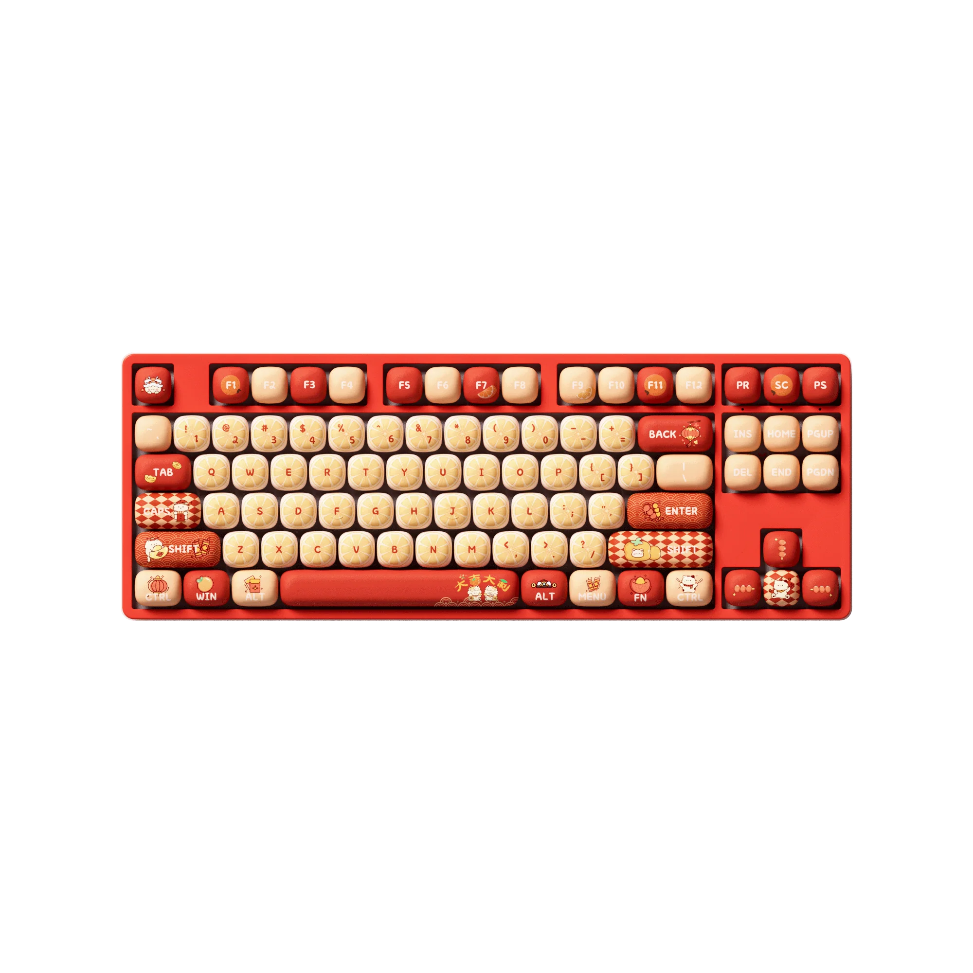 Lucky Tangerine Tastenkappen Set (137-Tasten) - Image 6