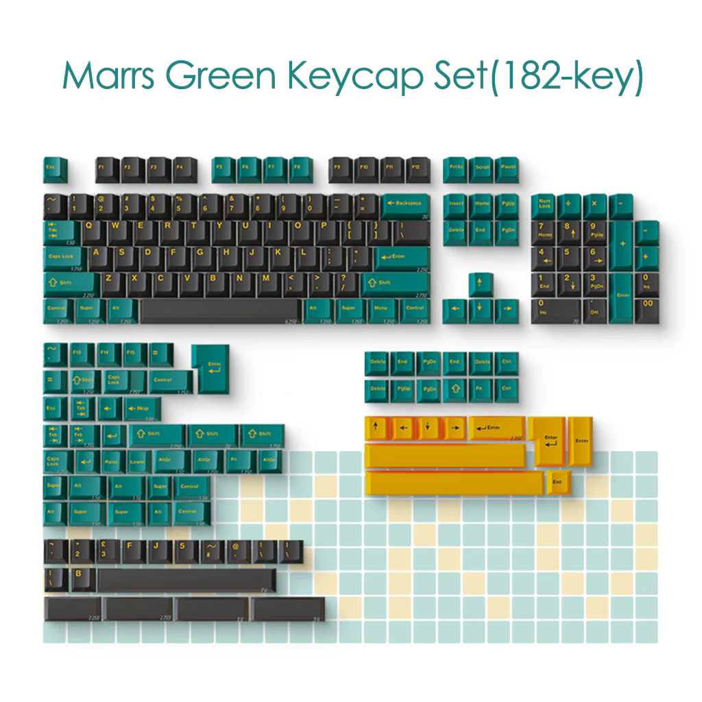 Marrs Green Tastenkappen Set (184 Tasten) - Image 10