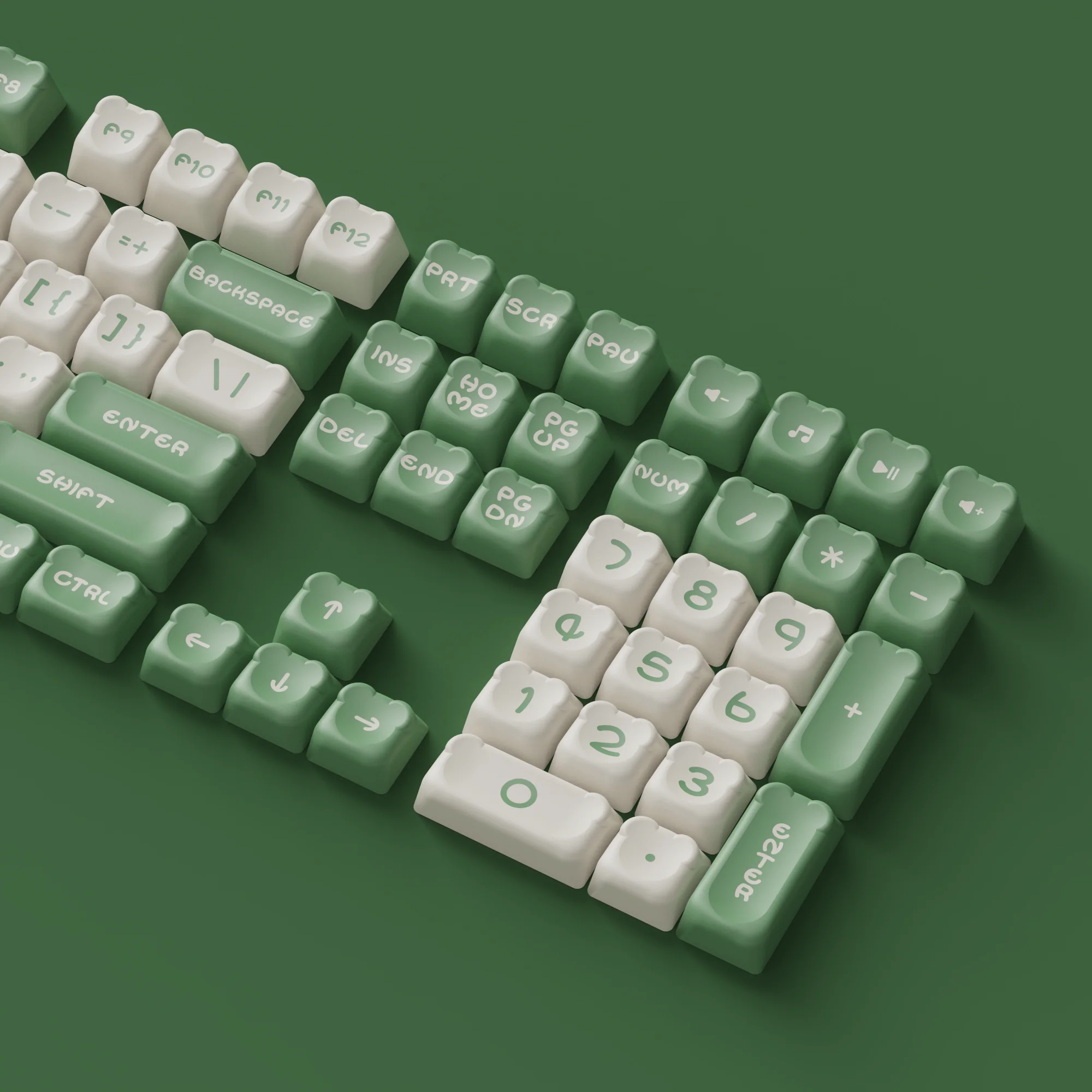 Matcha Bear Tastenkappen Set (122-Tasten) - Image 7