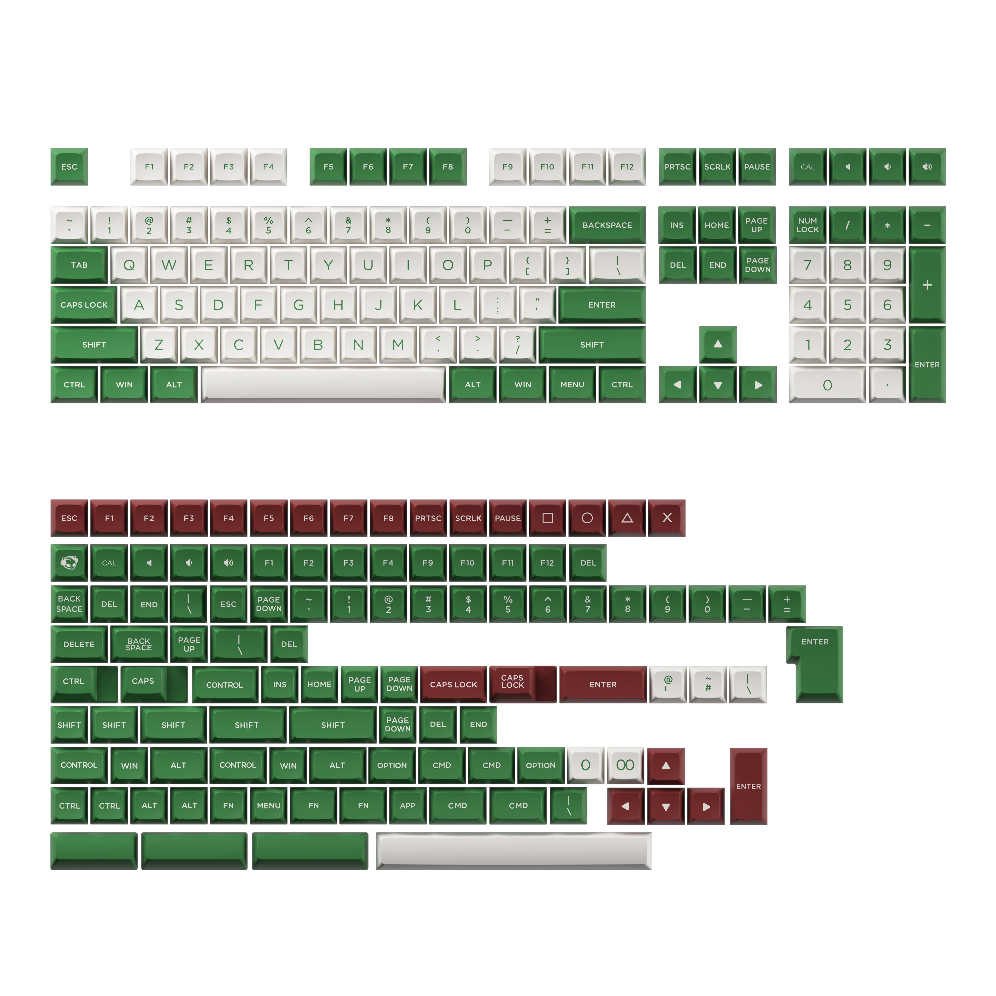 Matcha Red Bean Tastenkappen Set - Image 13