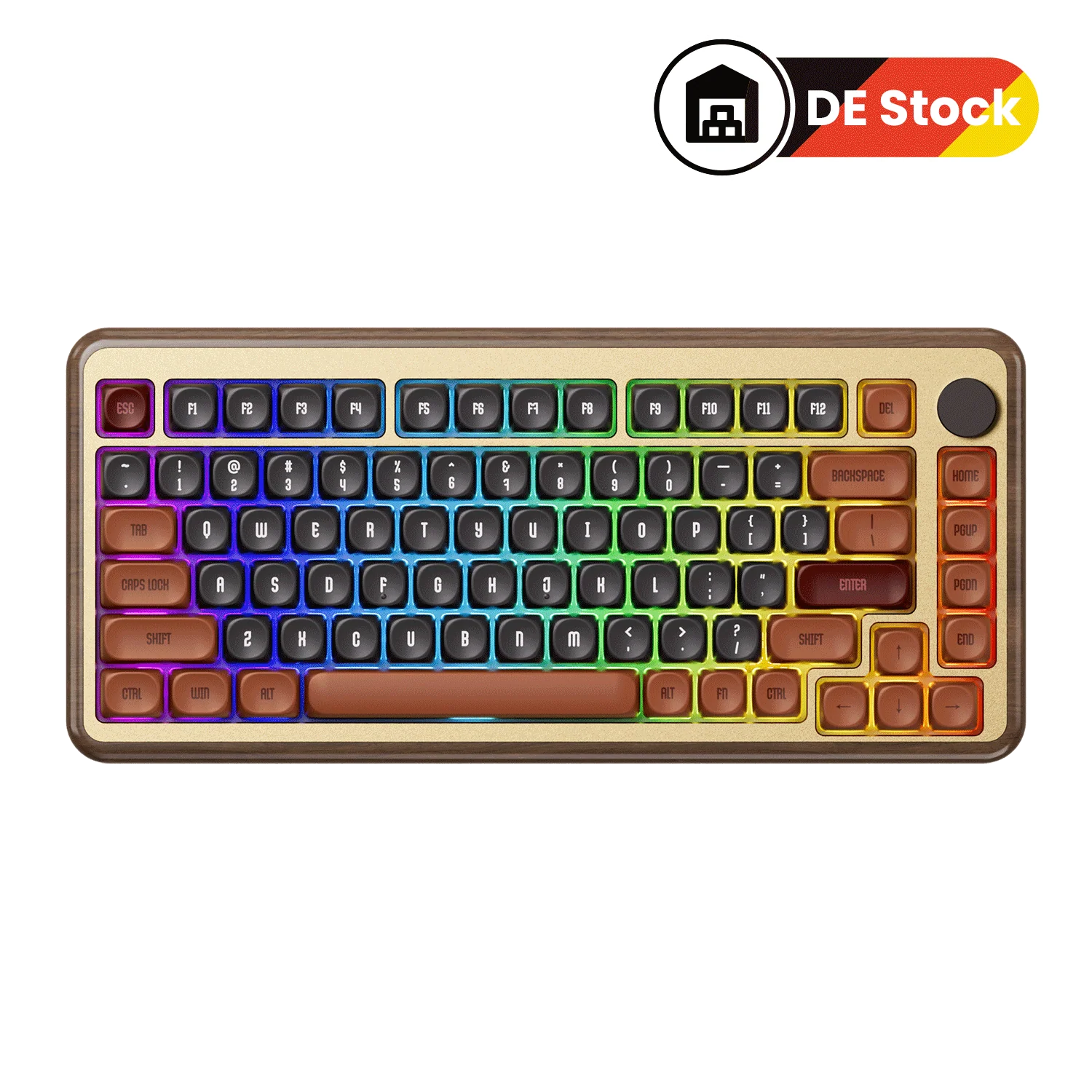 MU02 Autumn Wooden Keyboard - Image 6