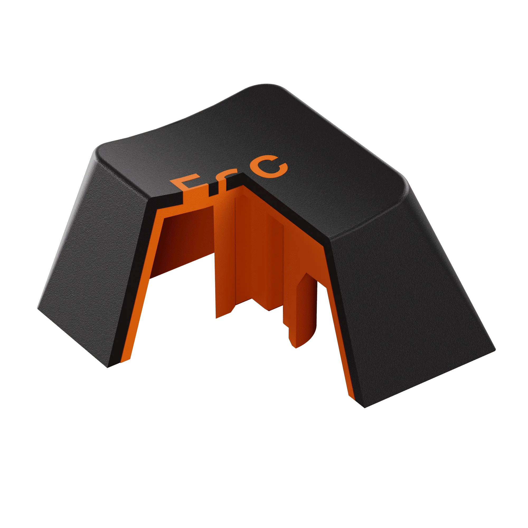 Orange on Black ISO-DE/UK/Nordic Tastenkappen Set (210-Tasten) - Image 14