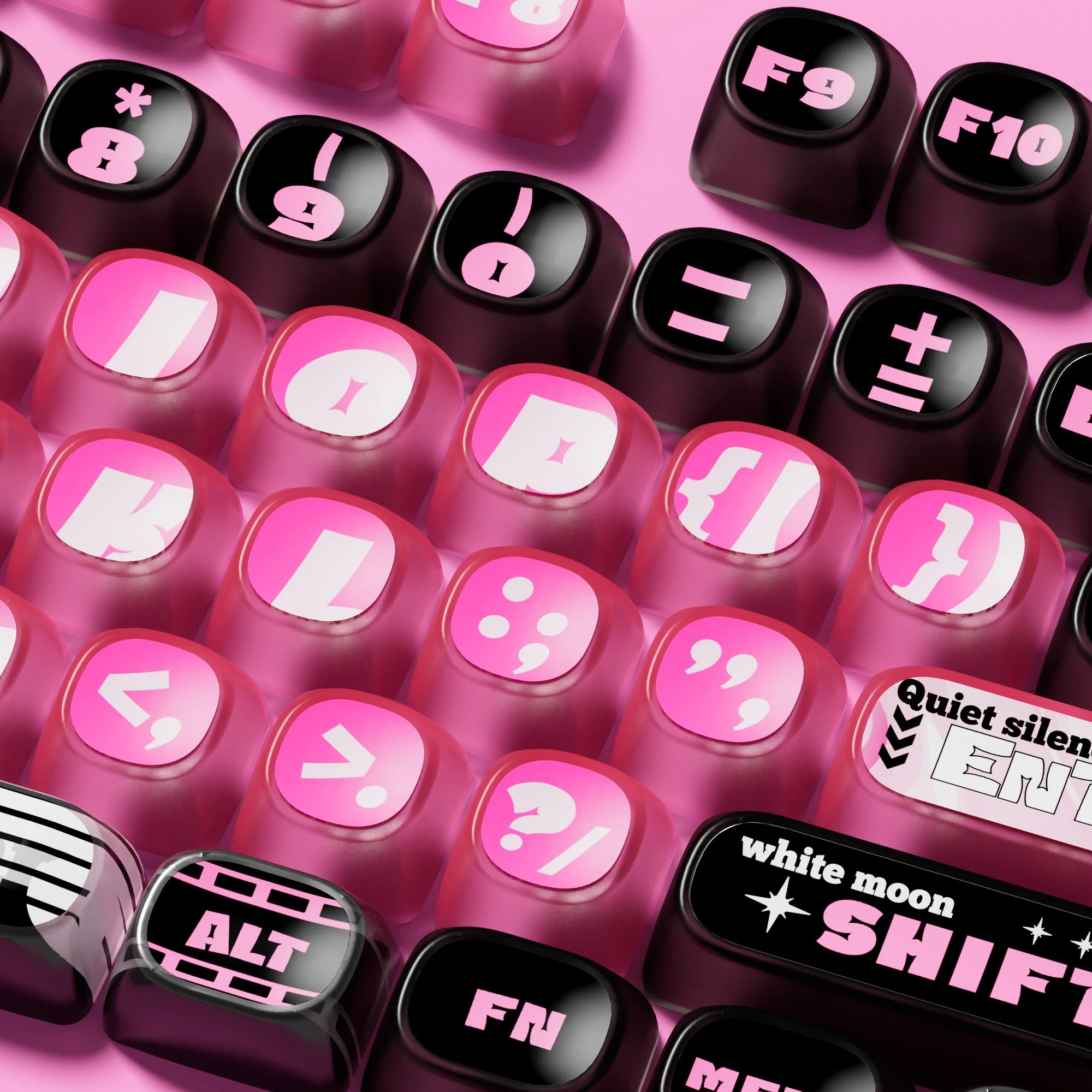 Pink Phantom Tastenkappen Set (139 Tasten) - Image 6