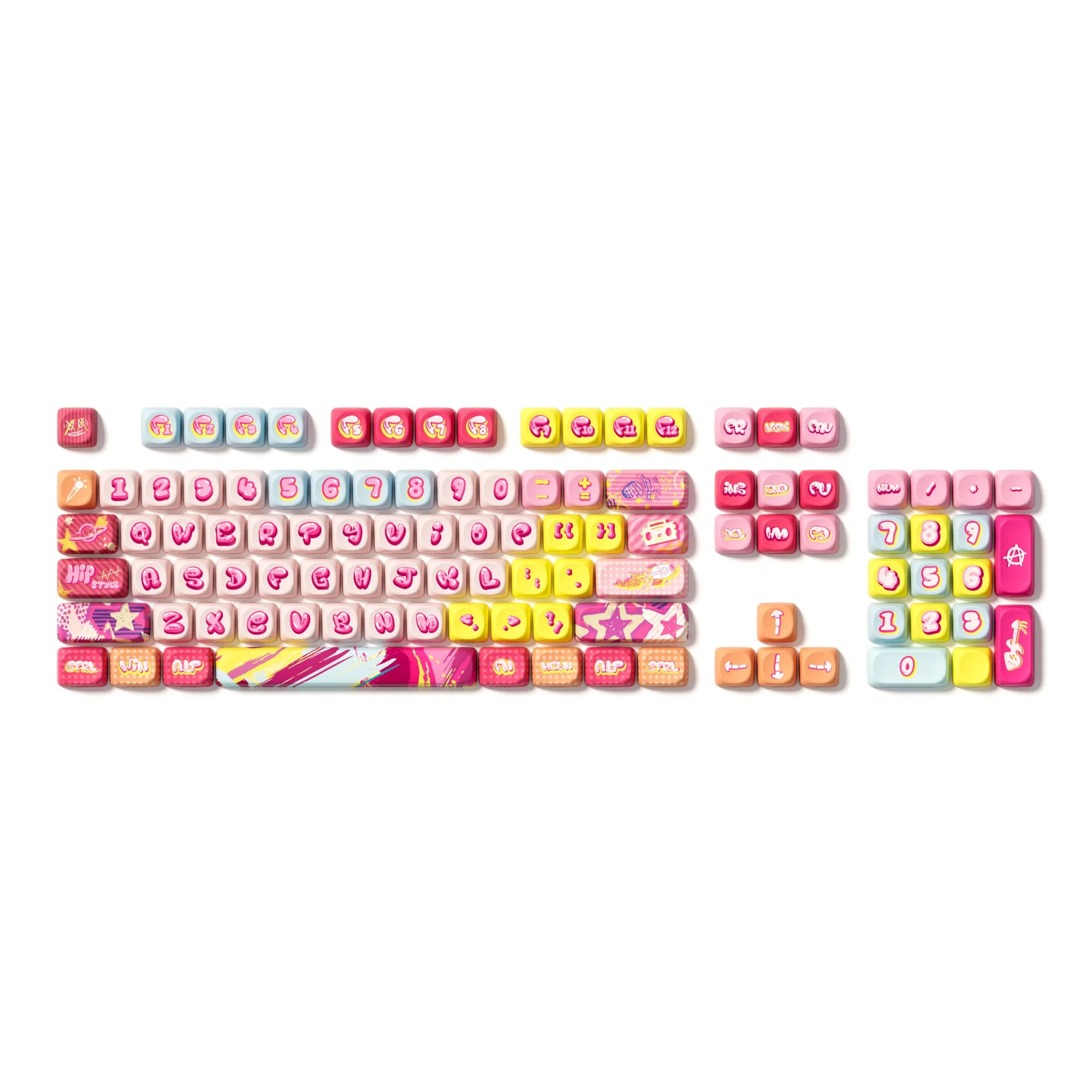 Rainbow Candy Tastenkappen Set (140 Tasten) - Image 12