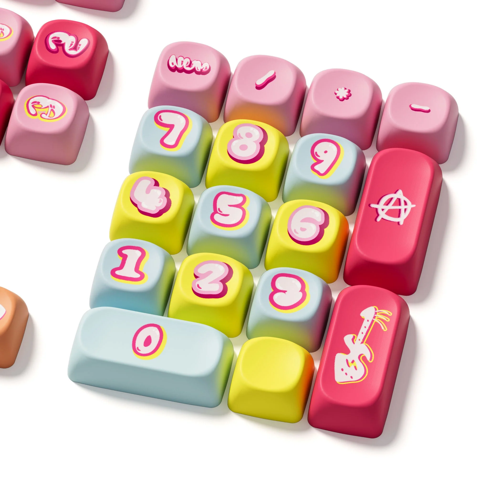 Rainbow Candy Tastenkappen Set (140 Tasten) - Image 5