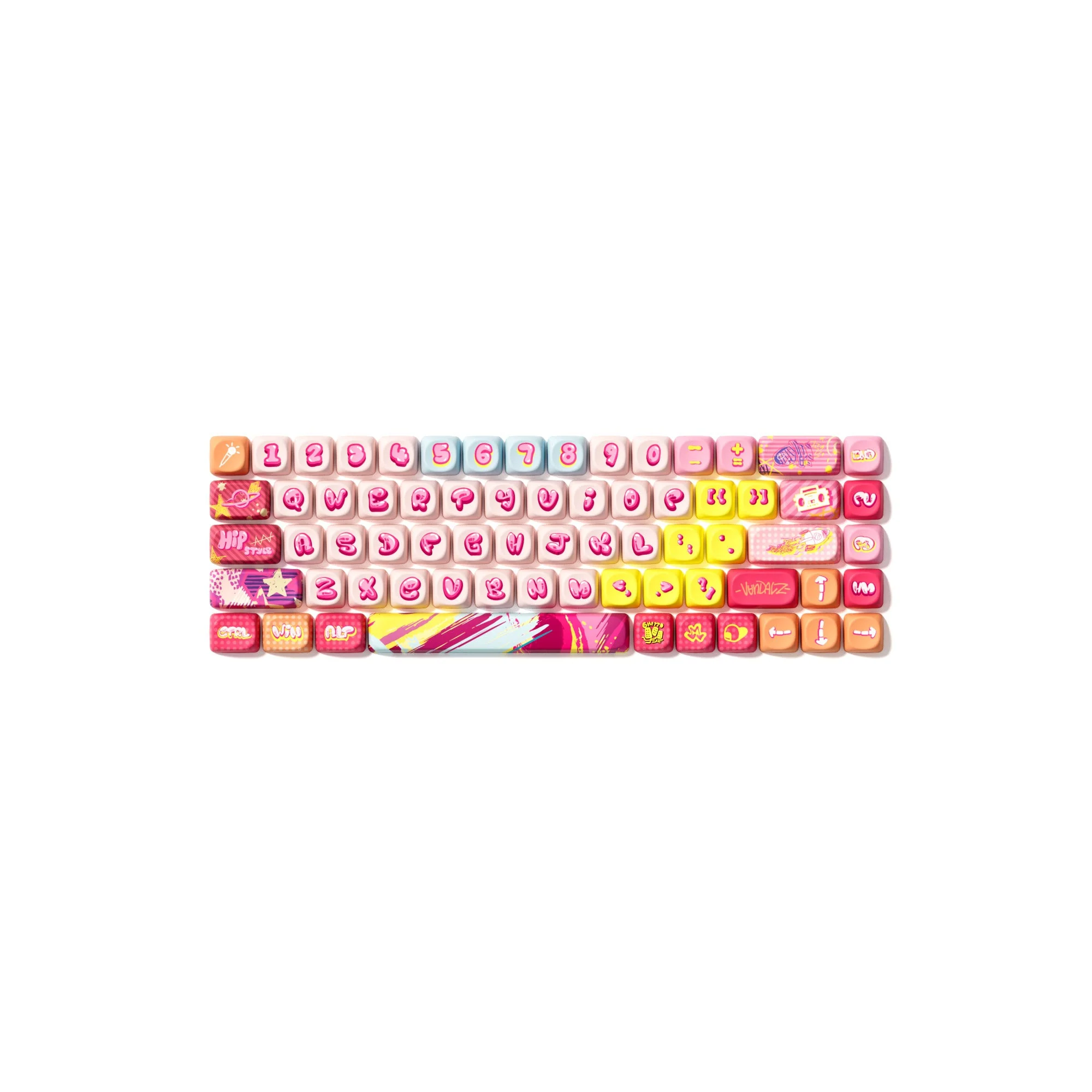 Rainbow Candy Tastenkappen Set (140 Tasten) - Image 8
