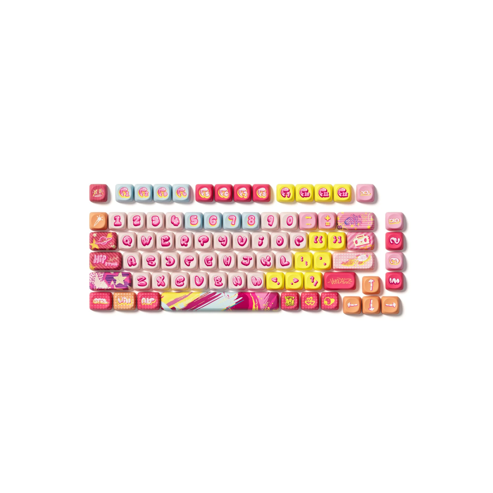 Rainbow Candy Tastenkappen Set (140 Tasten) - Image 9