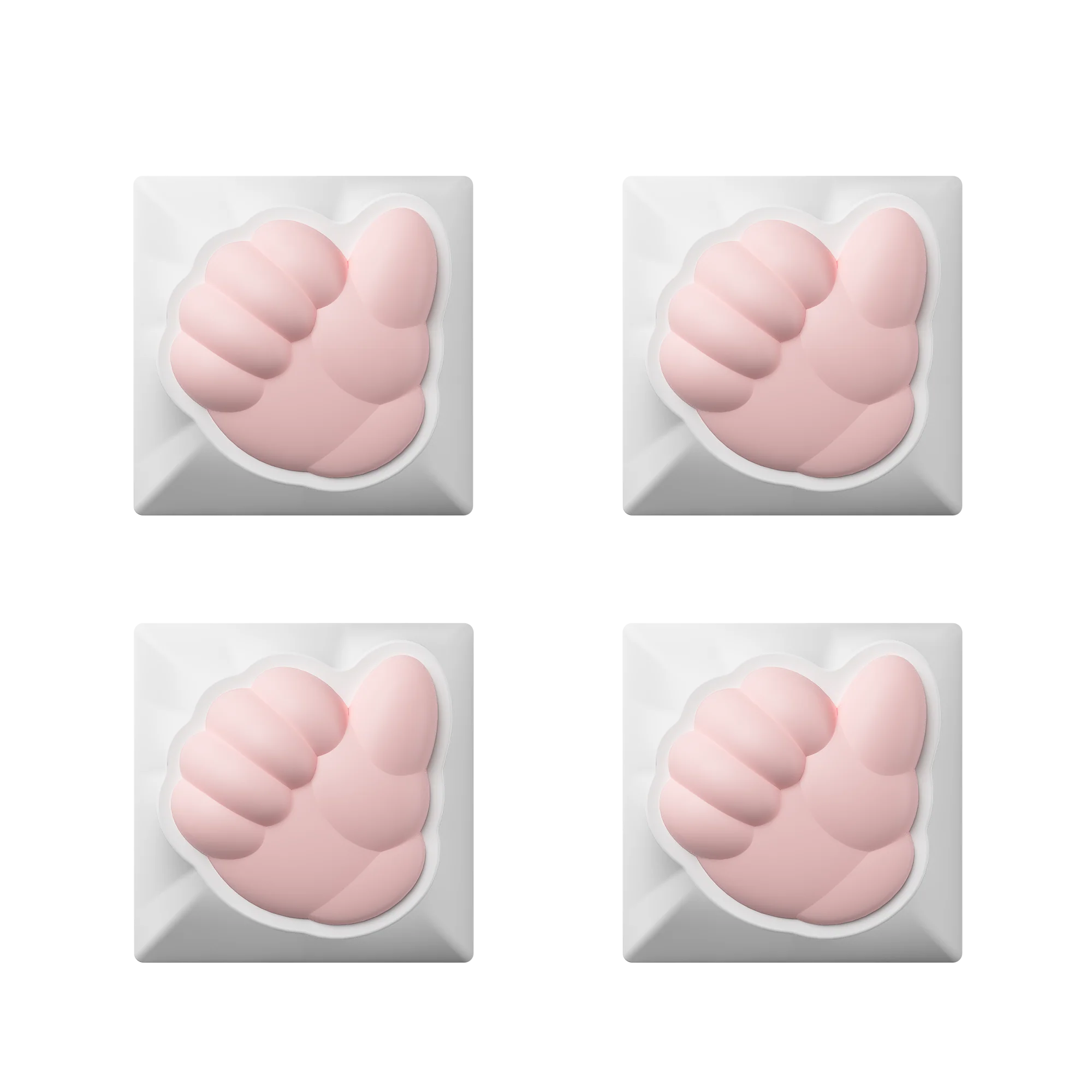 Rock Paper Scissors and Praise Artisan Keycaps - Image 7