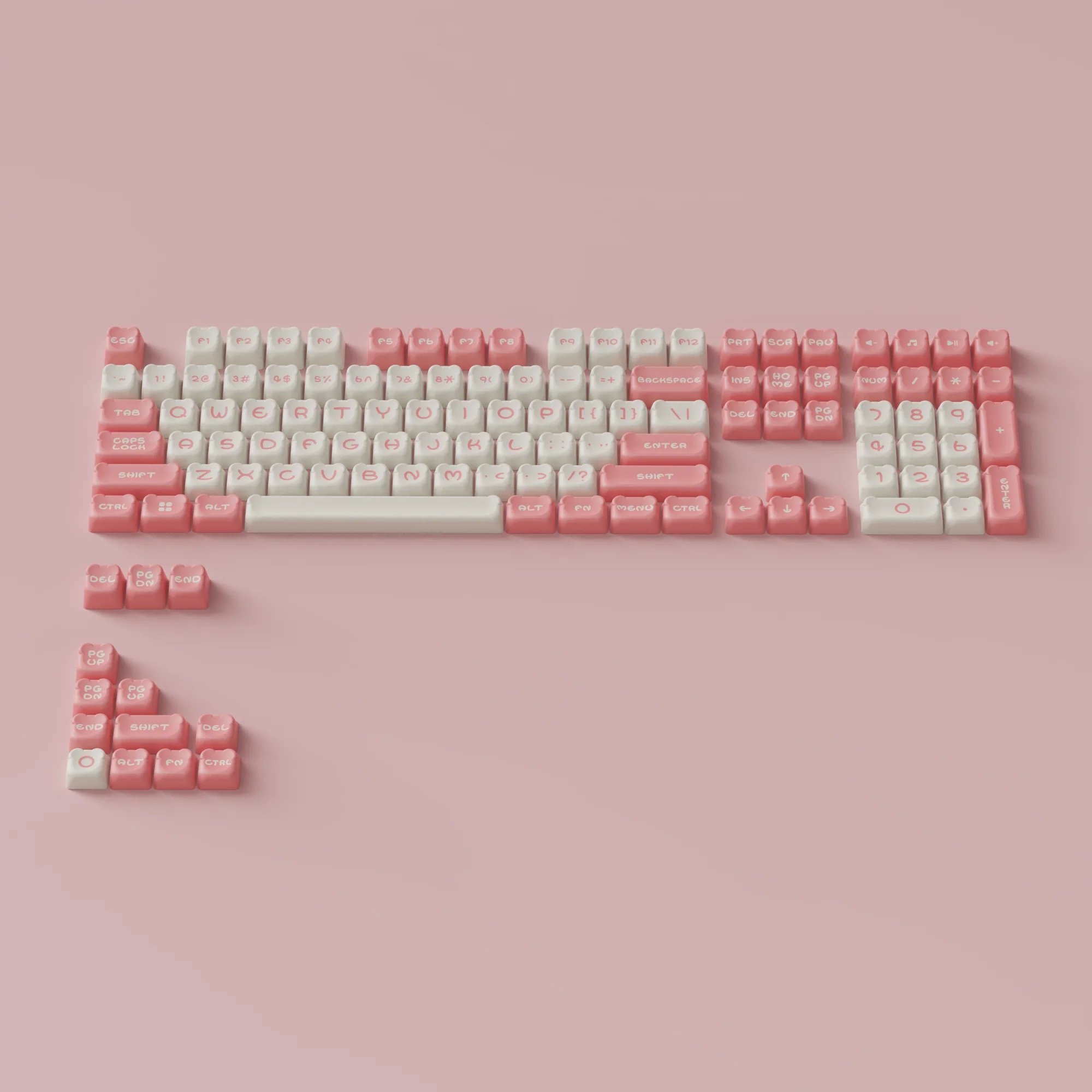 Sakura Bear Tastenkappen Set (122-Tasten) - Image 9