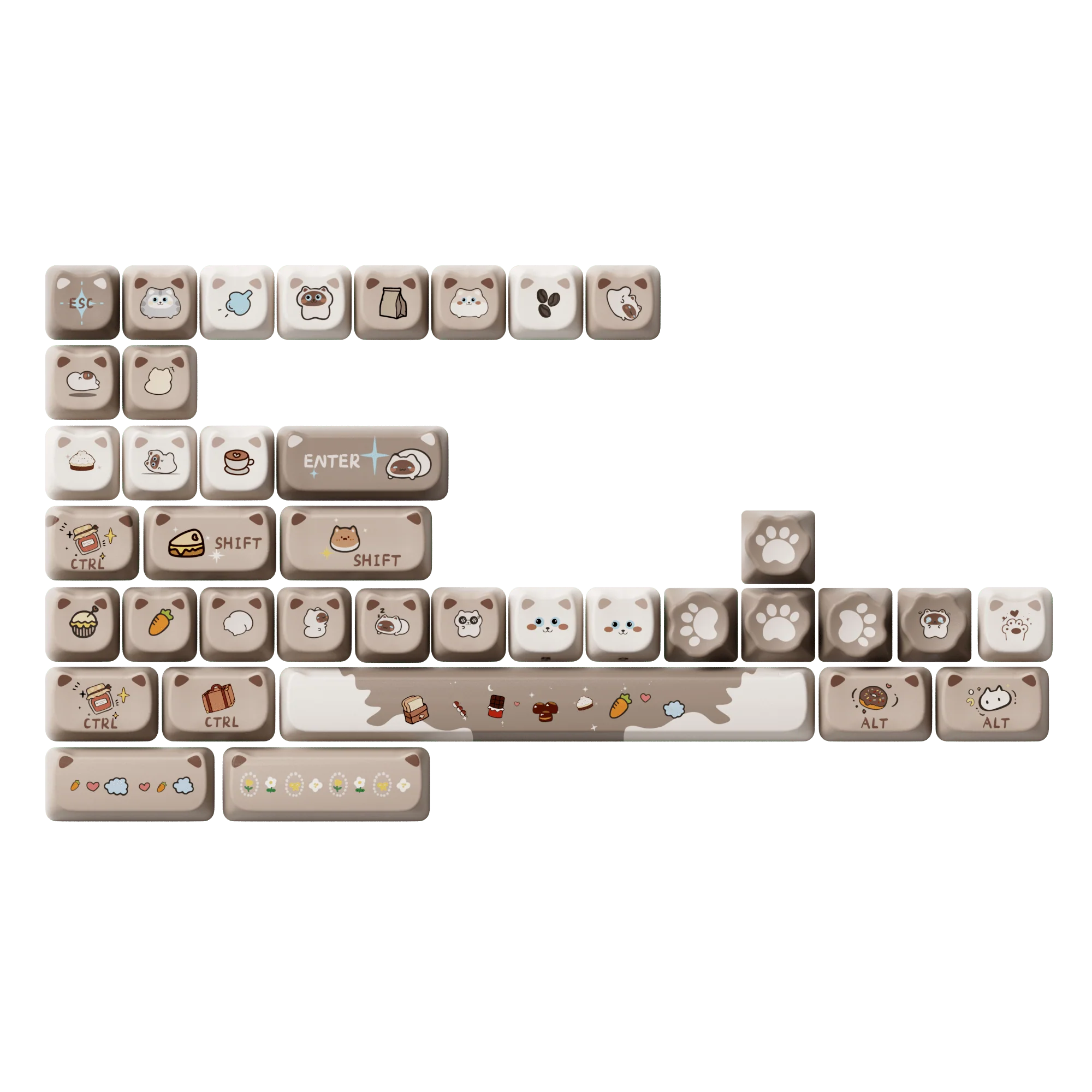 Siamese Cat Tastenkappen Set (142-Tasten) - Image 6