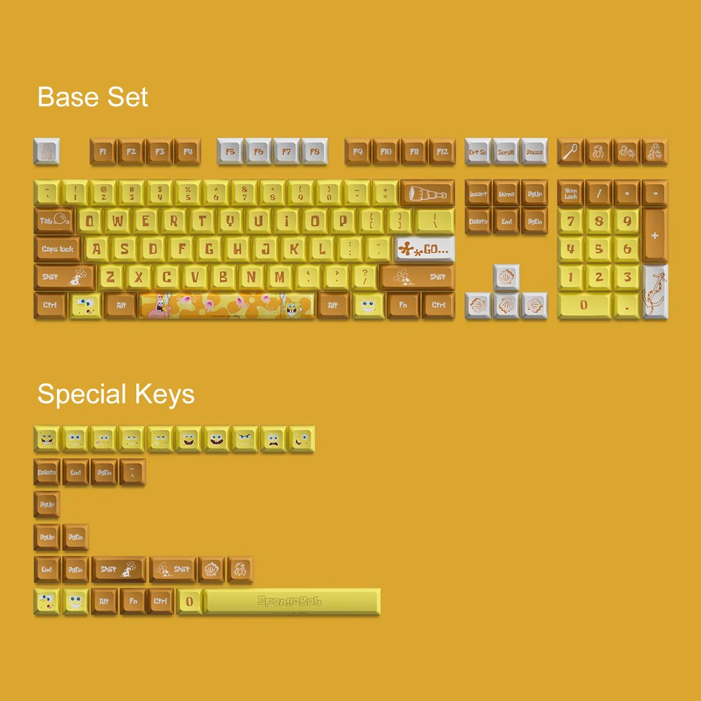 SpongeBob Tastaturkappen Set (138 Tasten) - Image 5