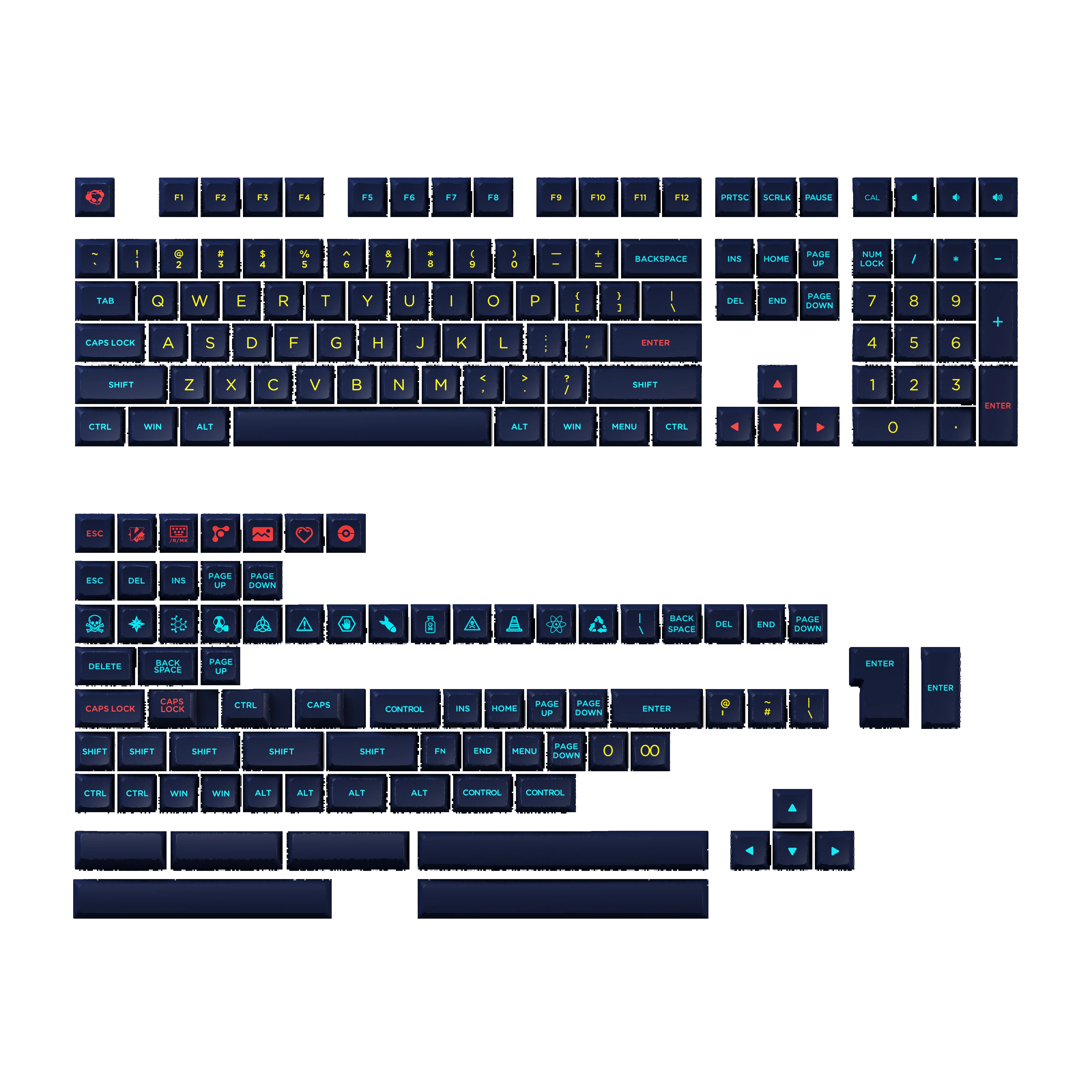 Starry Night Tastenkappen Set (187 Tasten)