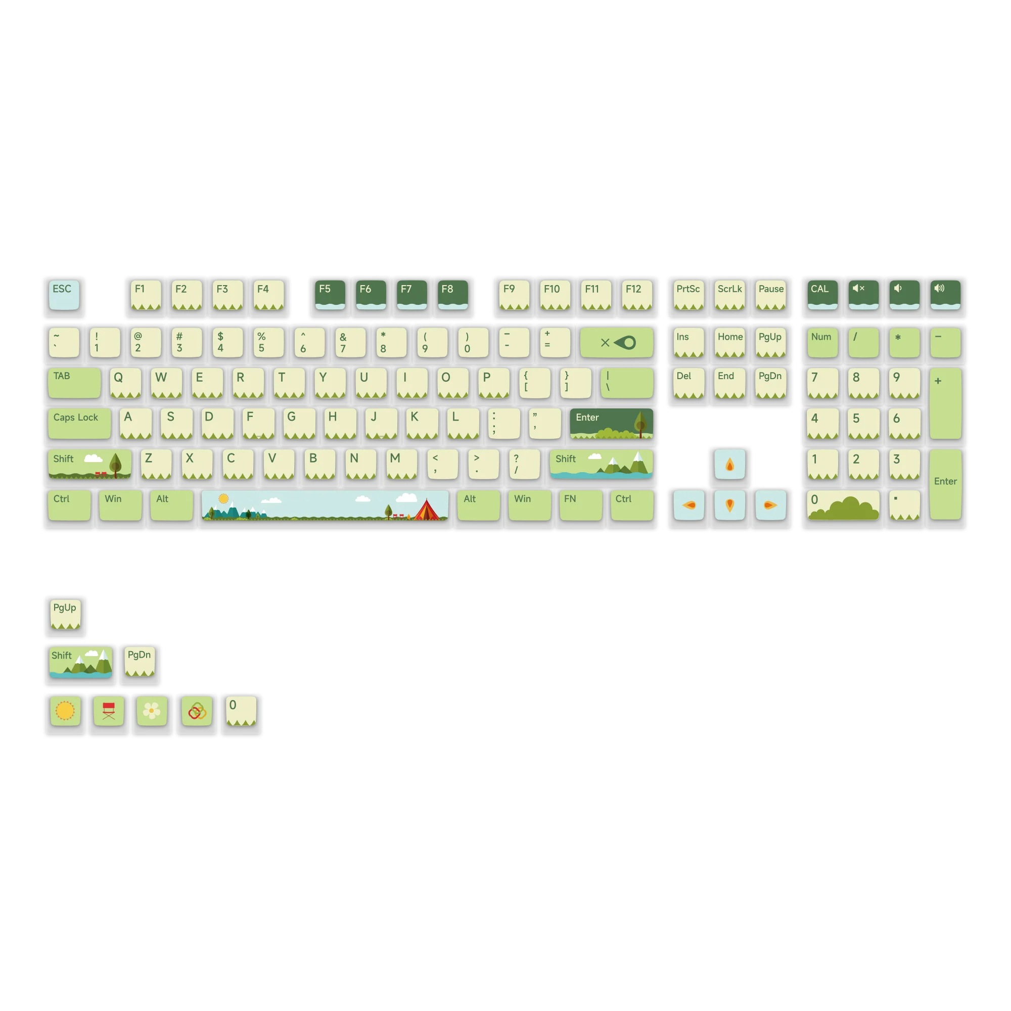 Summer Countryside Keycap Set (116-key)