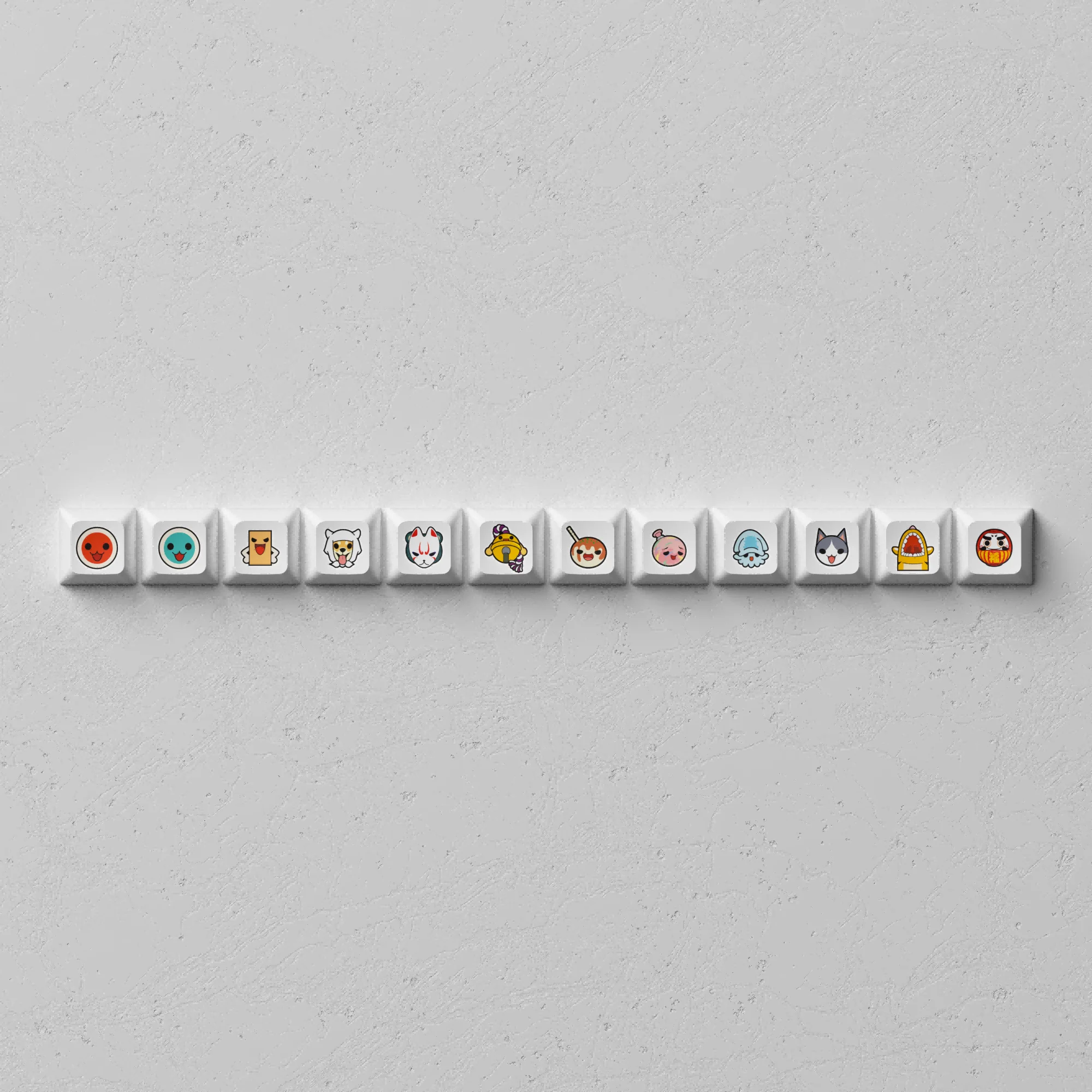 Taiko no Tatsujin Tastenkappen Set (137 Tasten) - Image 5