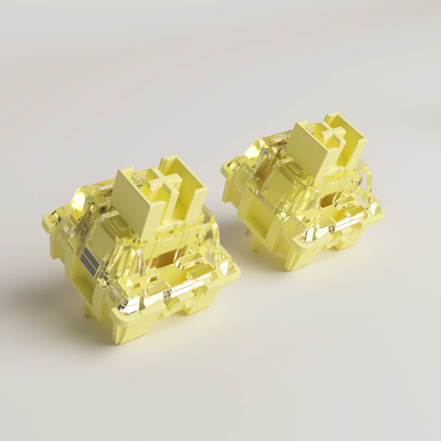 V3 Cream Yellow Pro Switch (Linear, 45pcs) - Image 4