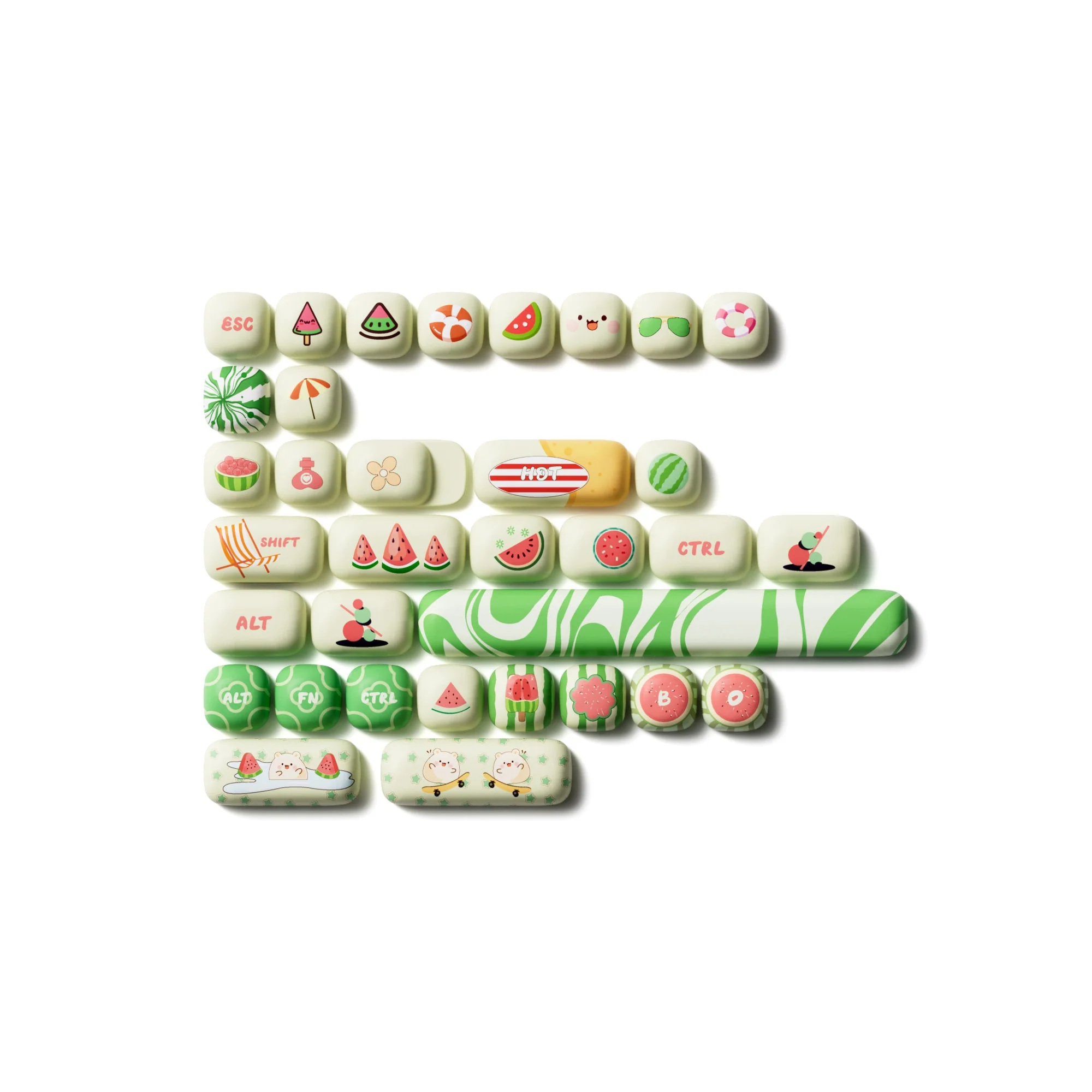 Watermelon Tastenkappen Set (138 Tasten) - Image 11